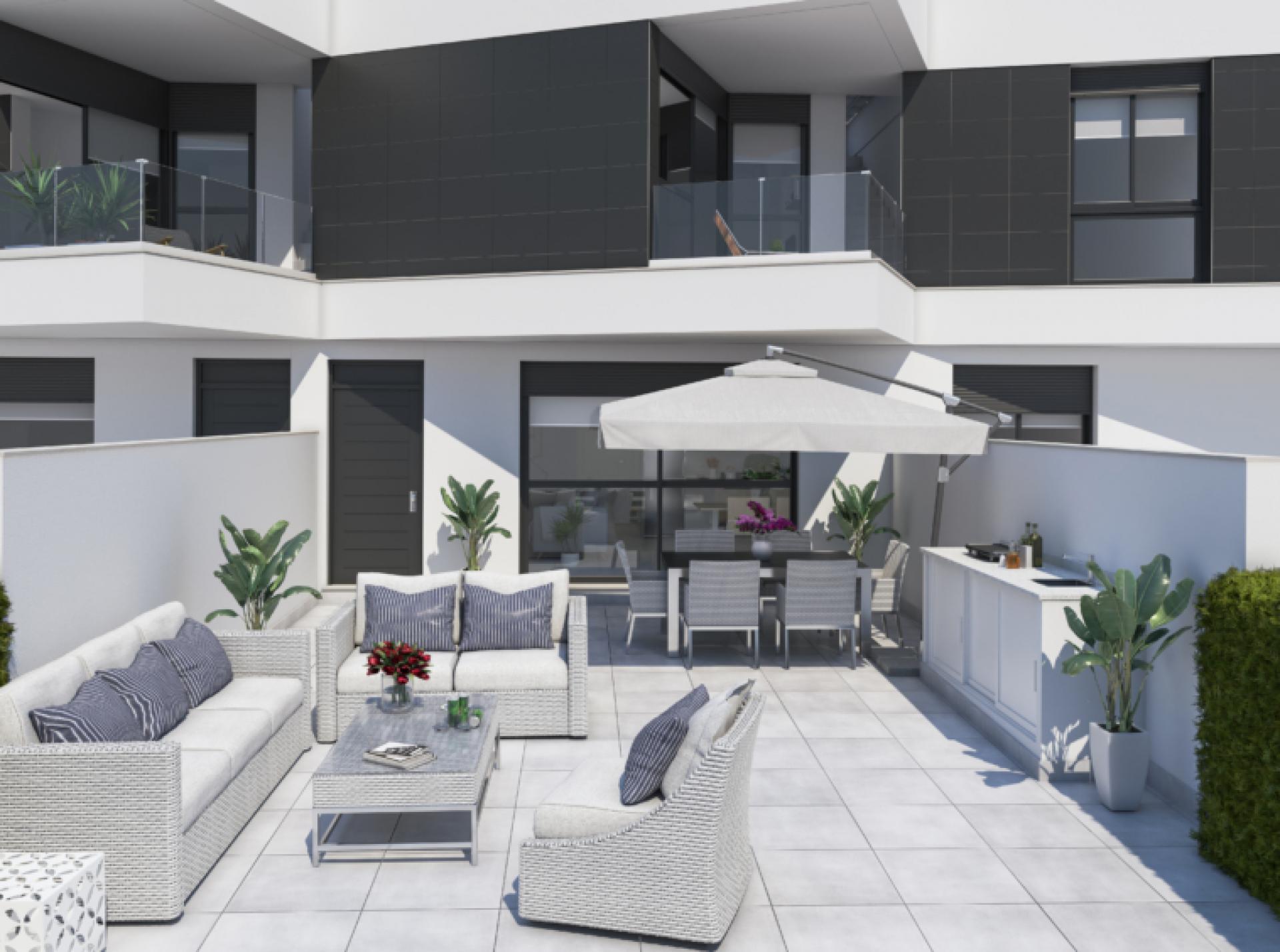 2 chambre Appartement - terrasse à Pozo del Esparto in Medvilla Spanje