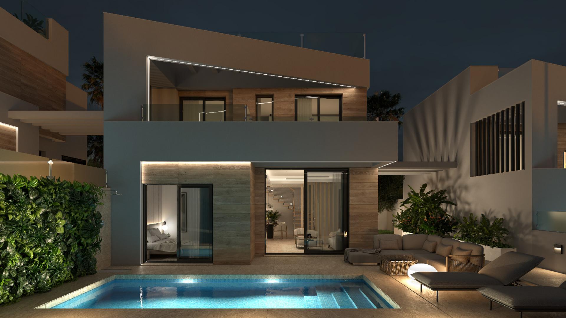 3 chambre Villa à San Miguel de Salinas in Medvilla Spanje