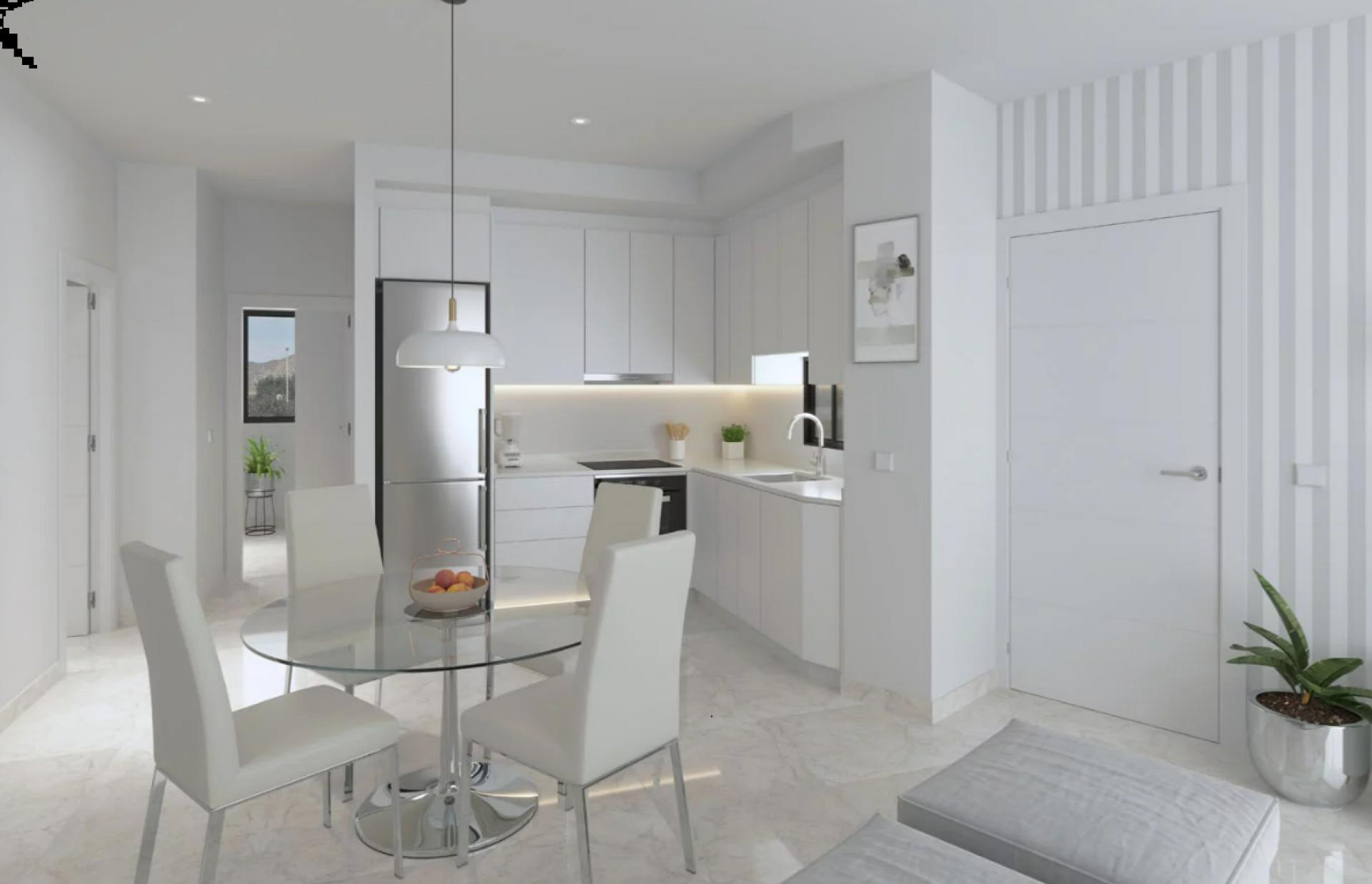 2 chambre Appartement - jardin à Puerto de Mazarron in Medvilla Spanje