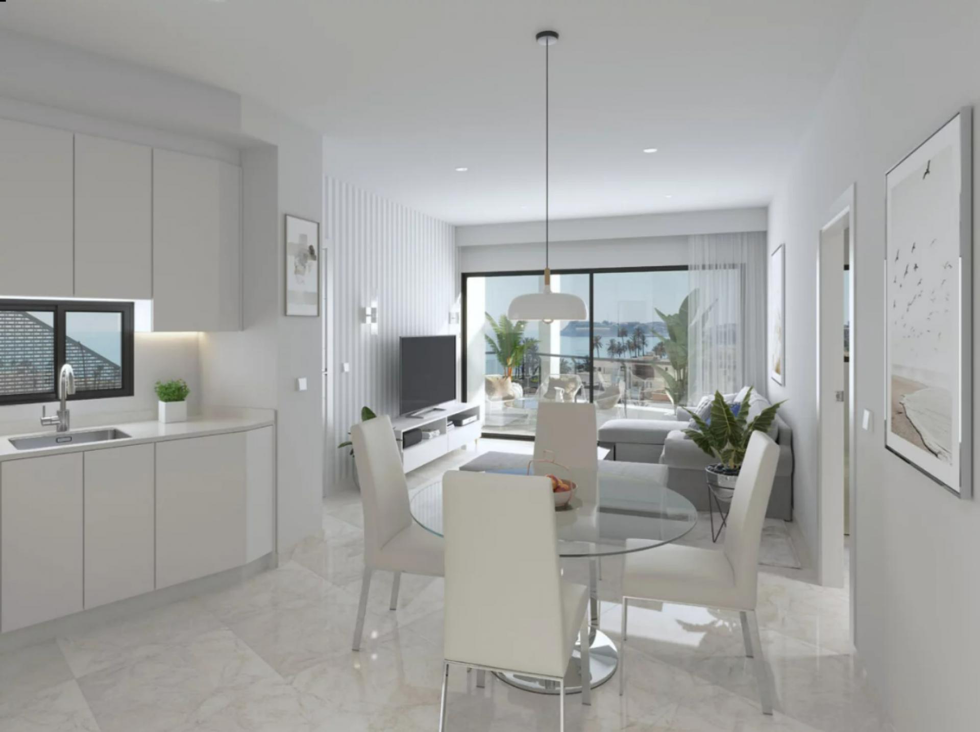 2 chambre Appartement - jardin à Puerto de Mazarron in Medvilla Spanje
