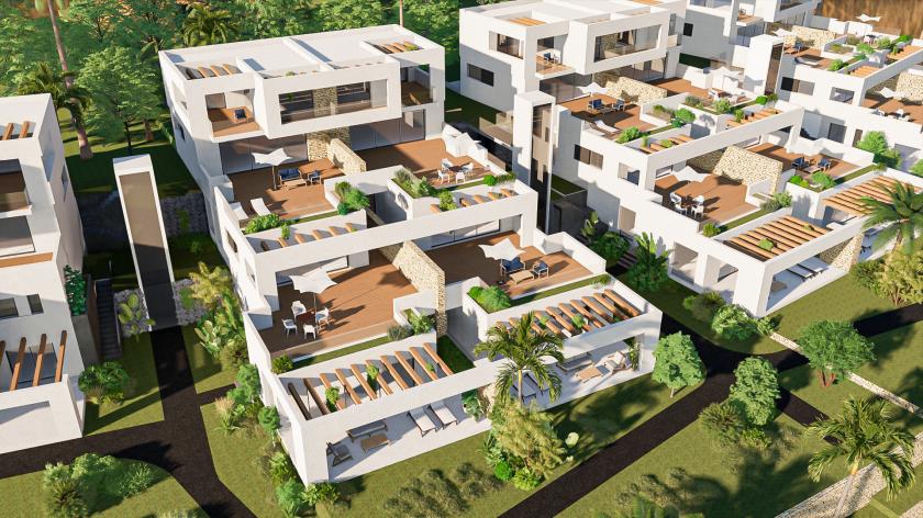 2 chambre Appartement - jardin à Font de Llop golf in Medvilla Spanje