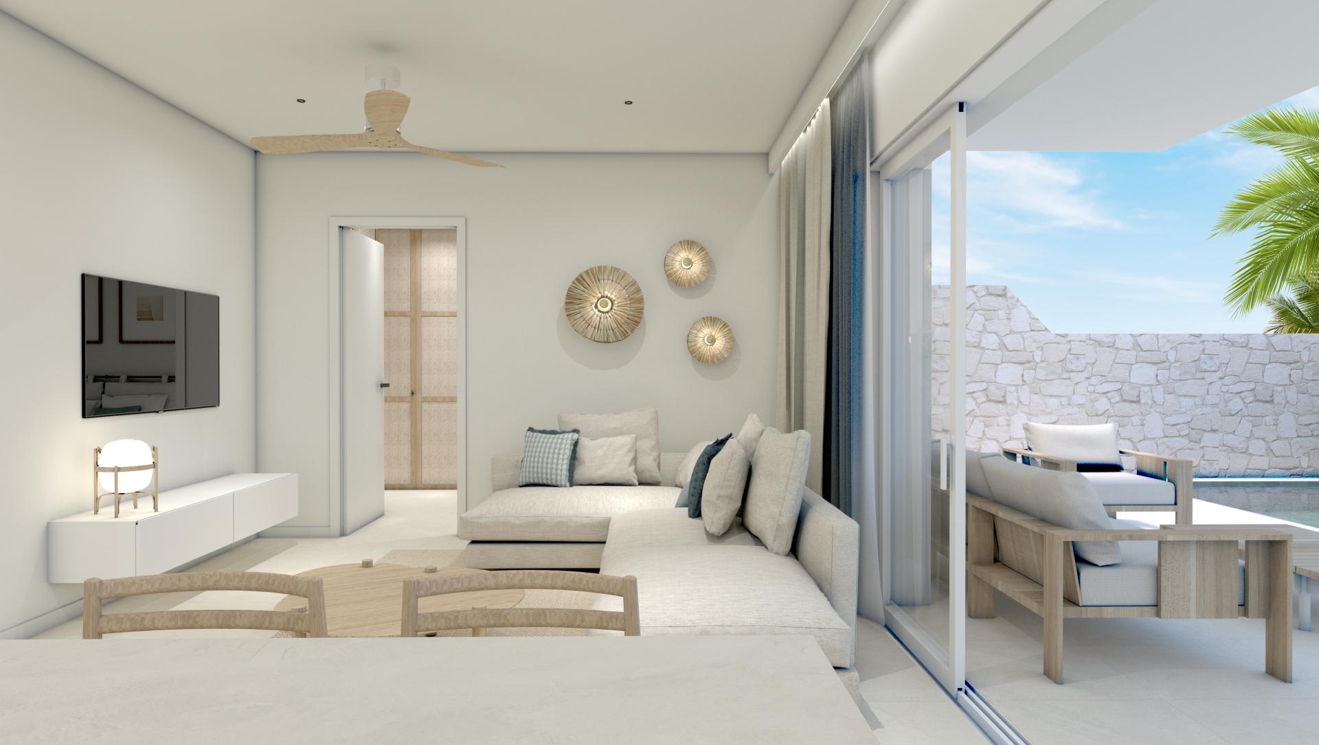 3 chambre Appartement - jardin à Torre de la Horadada in Medvilla Spanje