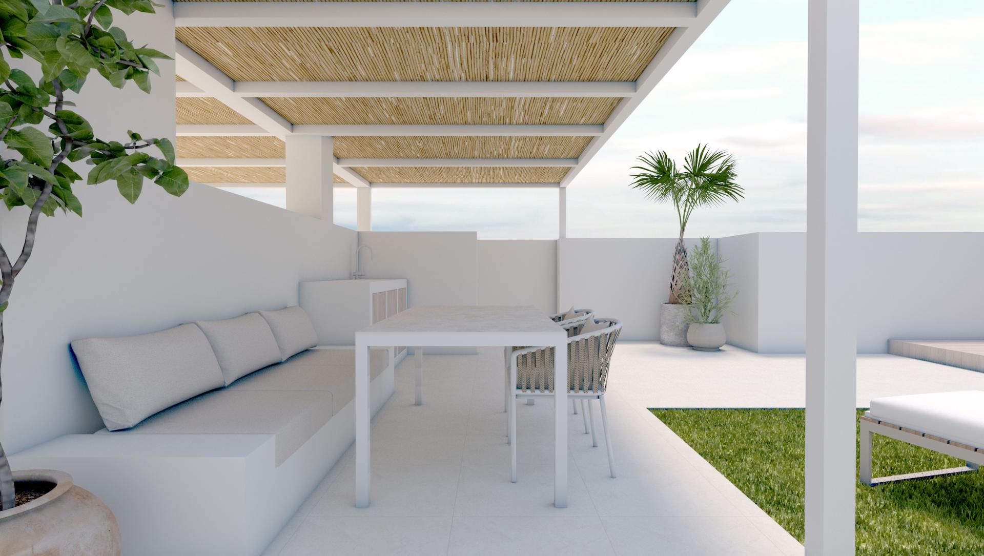 3 chambre Appartement - jardin à Torre de la Horadada in Medvilla Spanje