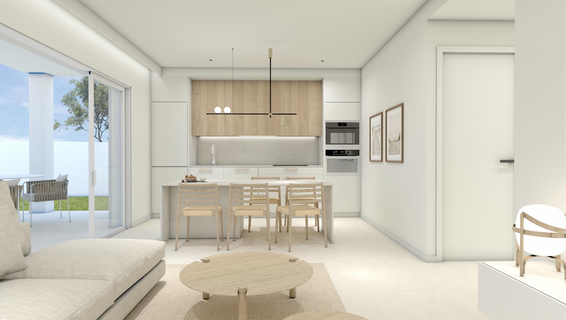 3 chambre Appartement - jardin à Torre de la Horadada in Medvilla Spanje