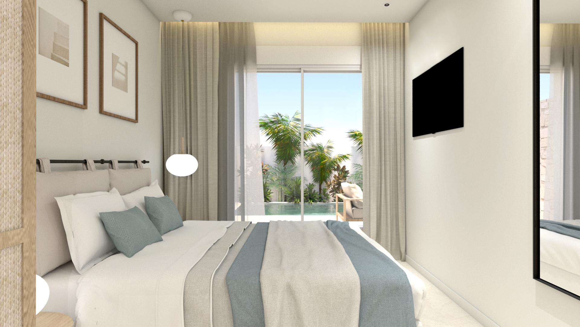 3 chambre Appartement - jardin à Torre de la Horadada in Medvilla Spanje