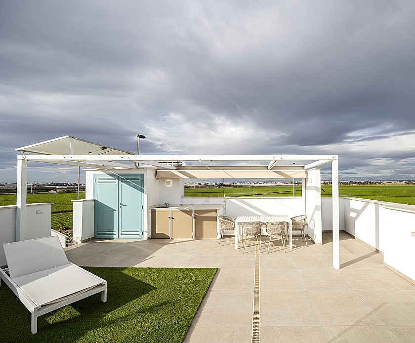 3 chambre Appartements - terrasse sur le toit à Torre de la Horadada in Medvilla Spanje