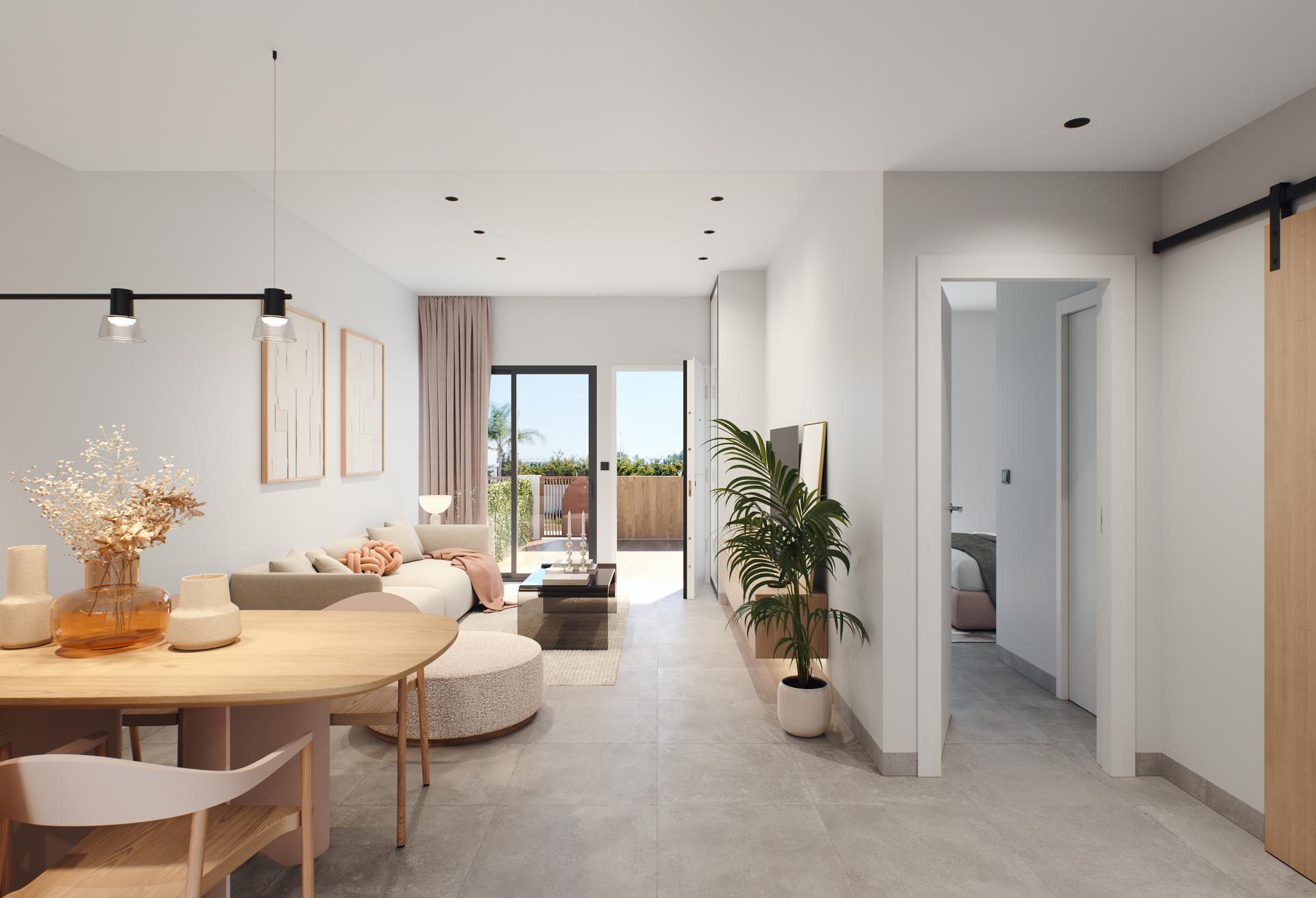 2 chambre Appartement - jardin à Pilar de la Horadada in Medvilla Spanje
