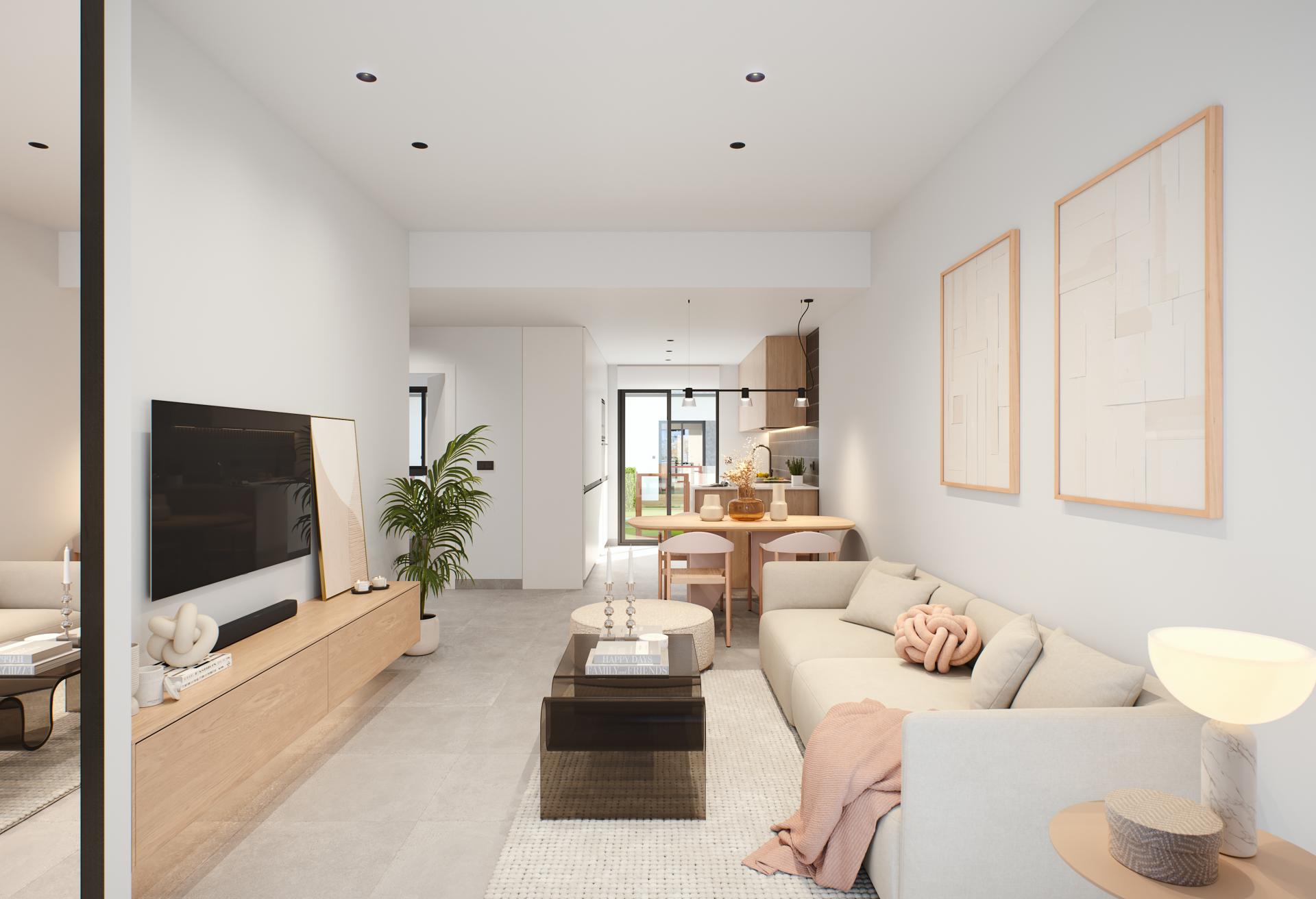 2 chambre Appartement - jardin à Pilar de la Horadada in Medvilla Spanje