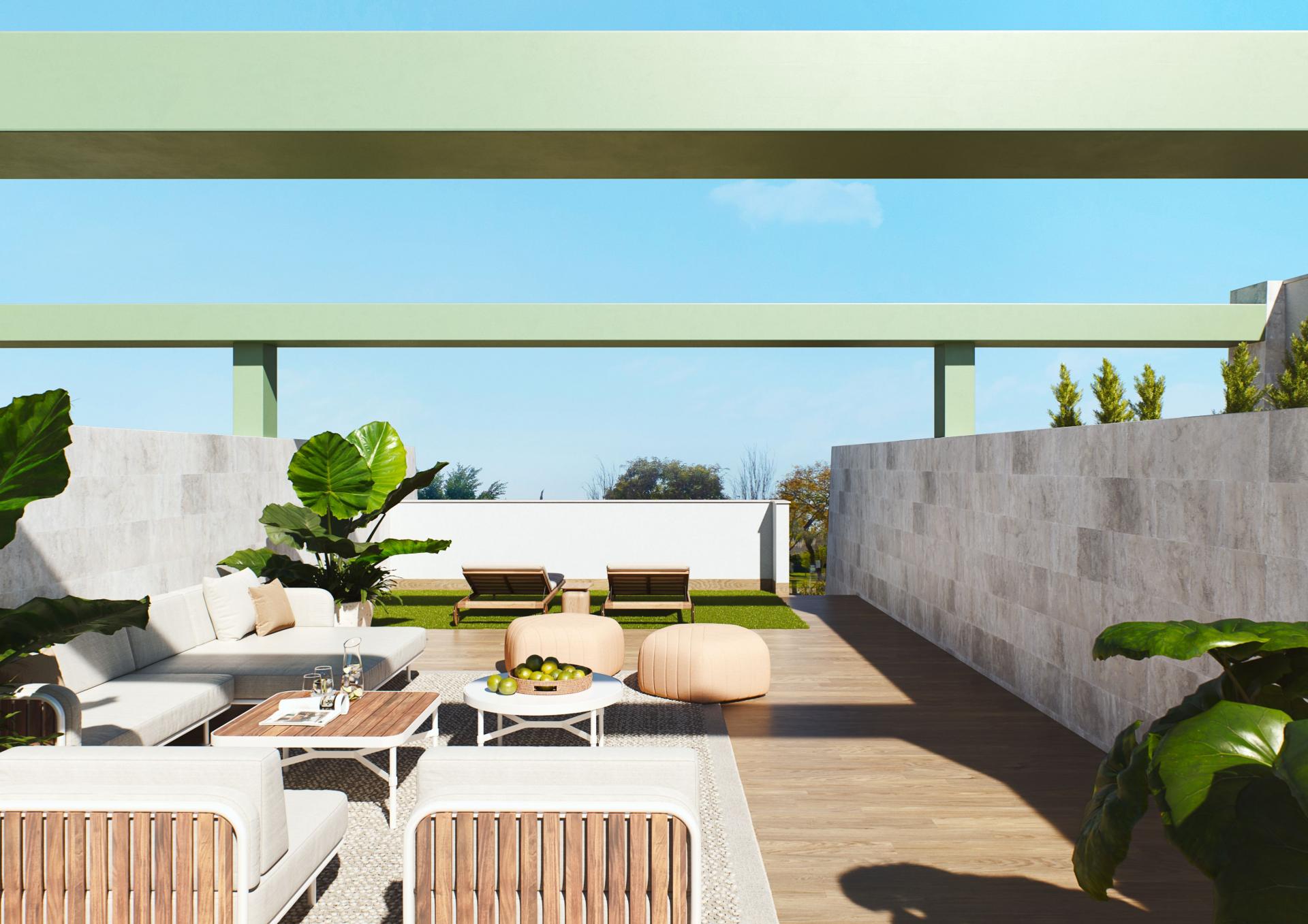 3 chambre Appartements - terrasse sur le toit à Pilar de la Horadada in Medvilla Spanje
