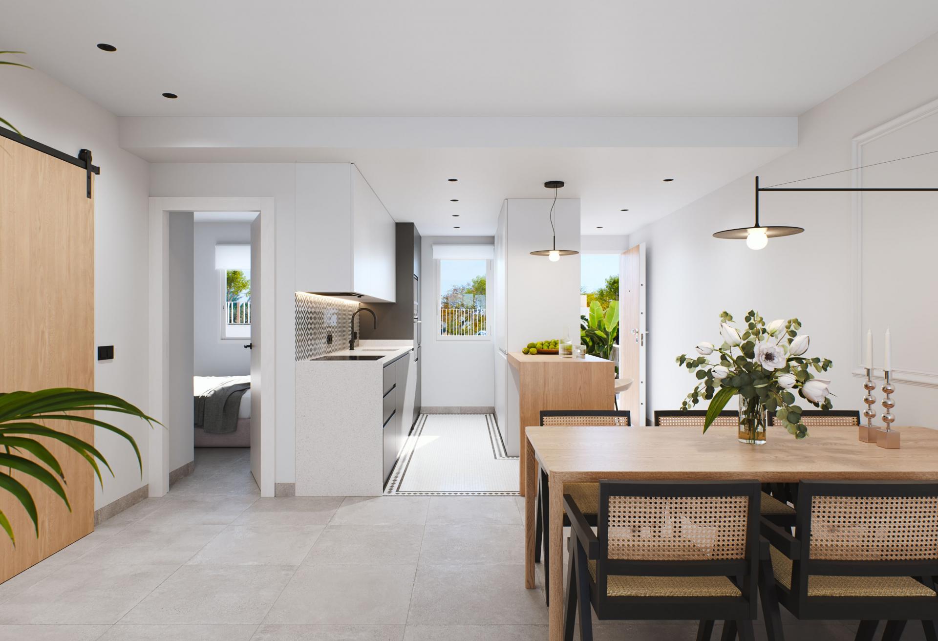 3 chambre Appartements - terrasse sur le toit à Pilar de la Horadada in Medvilla Spanje