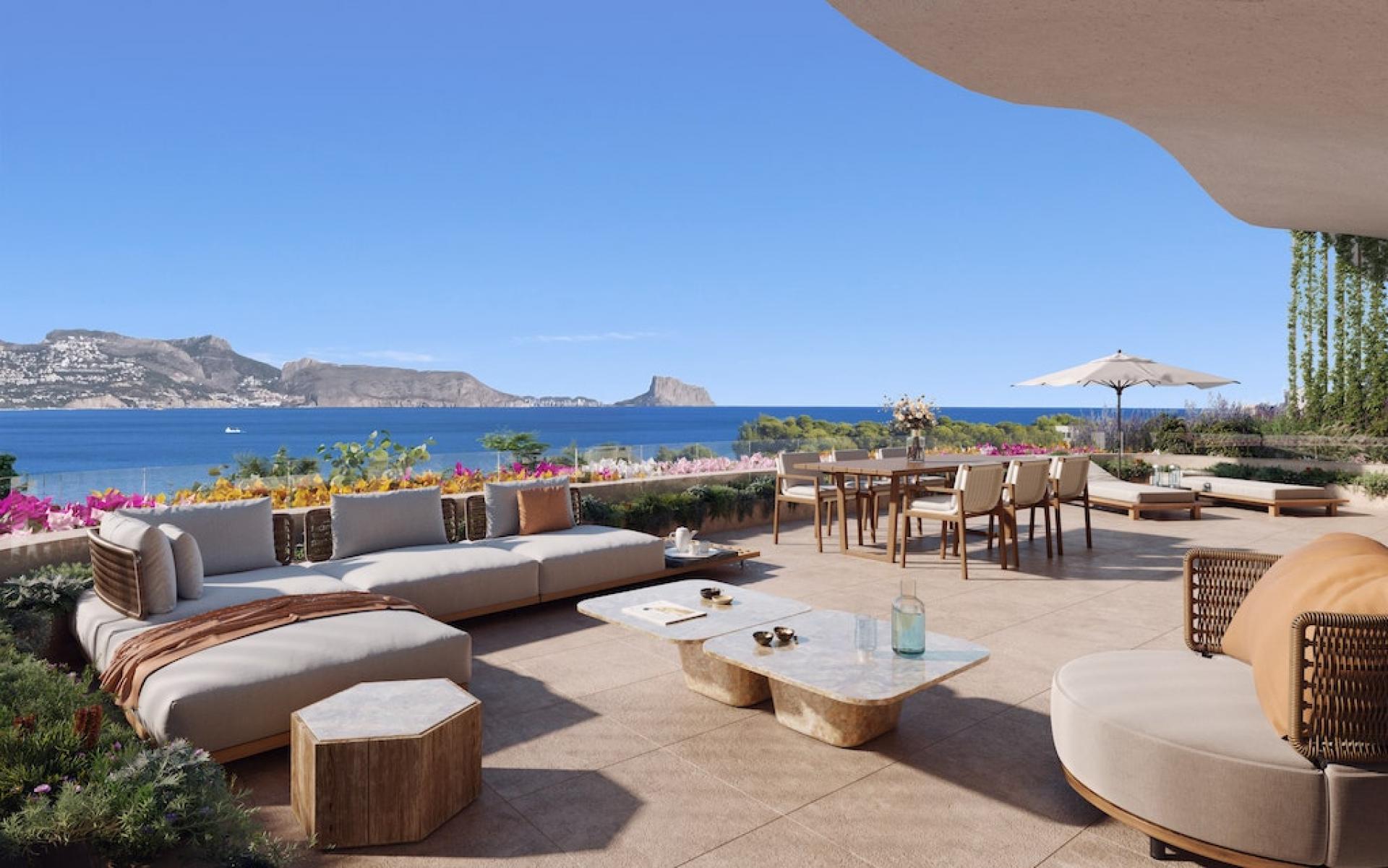 1 chambre Appartement - terrasse à Albir in Medvilla Spanje