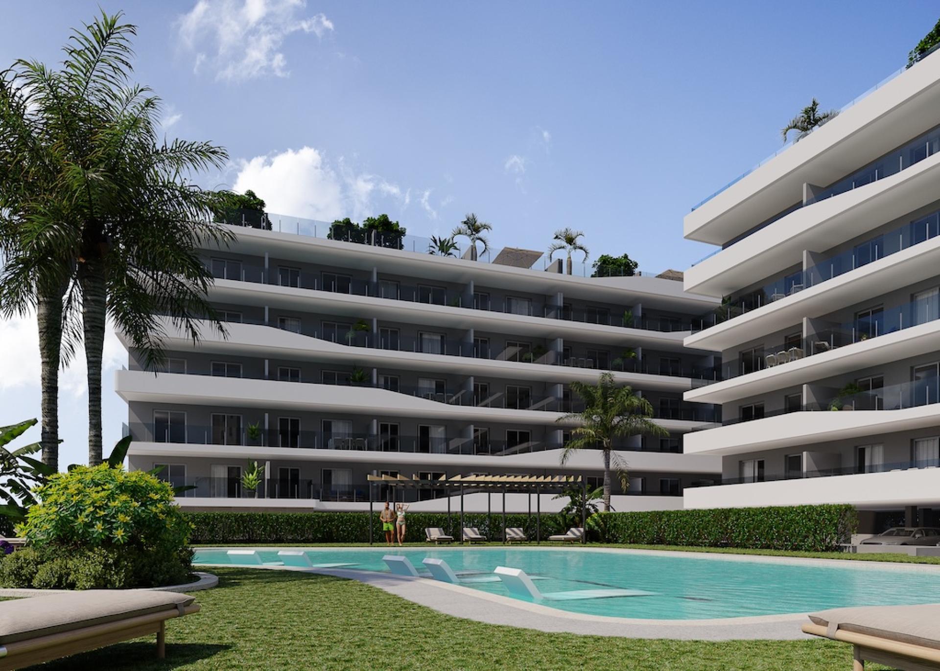2 chambre Appartement - terrasse à Santa Pola in Medvilla Spanje