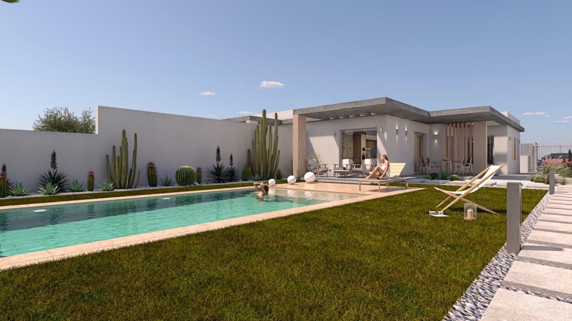 3 chambre Villa à Santiago de la Ribera in Medvilla Spanje