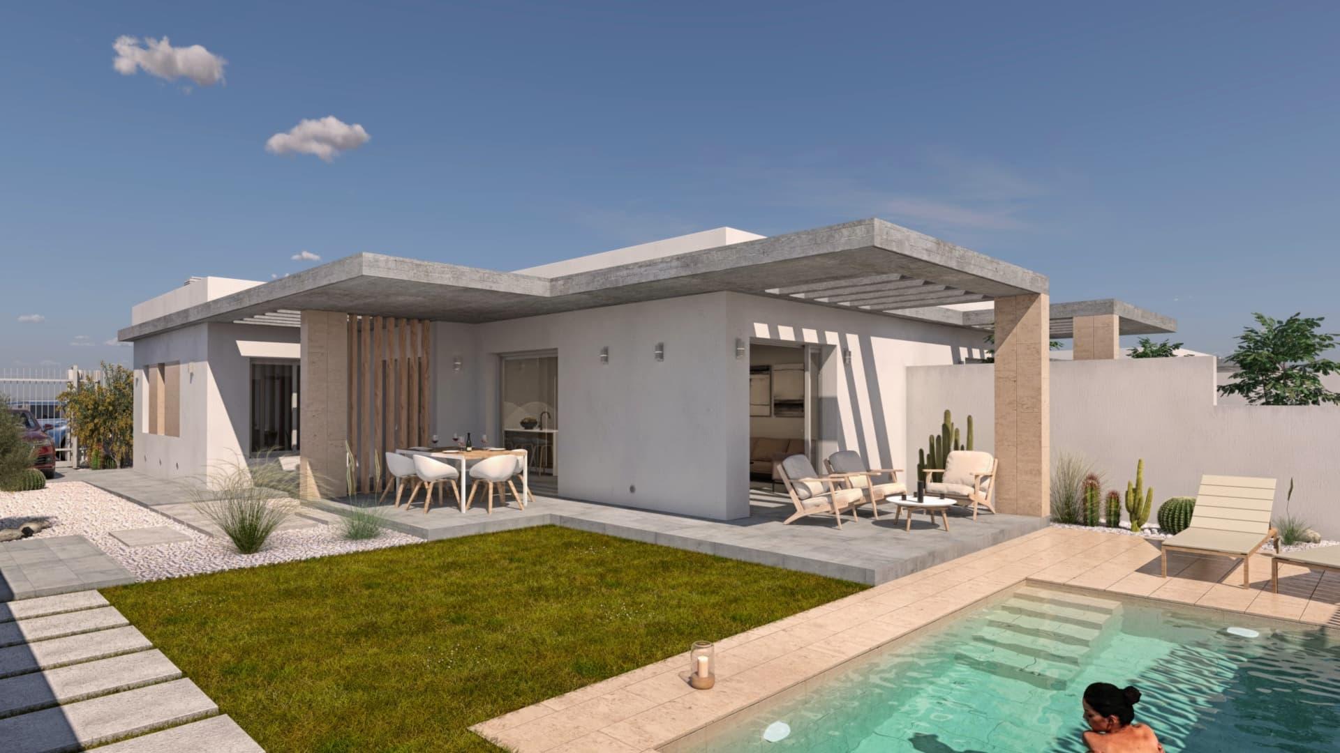 3 chambre Villa à Santiago de la Ribera in Medvilla Spanje