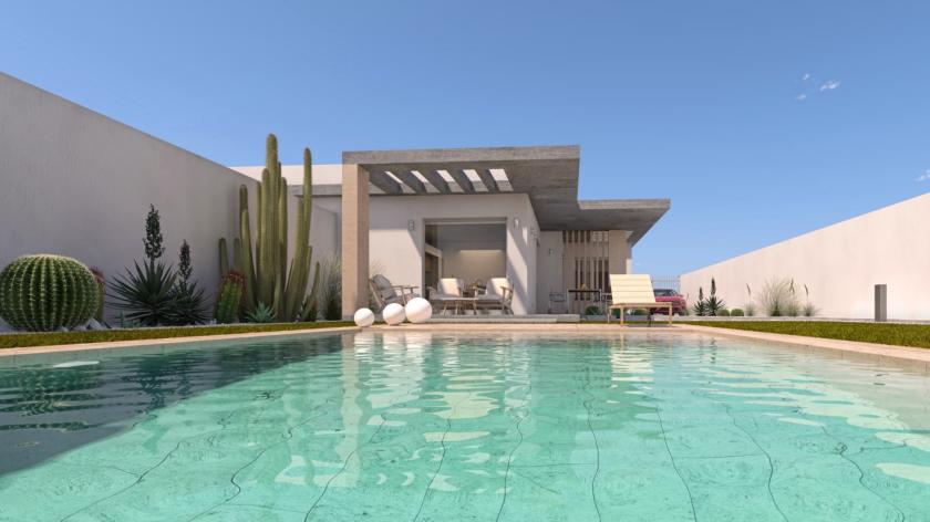 3 chambre Villa à Santiago de la Ribera in Medvilla Spanje