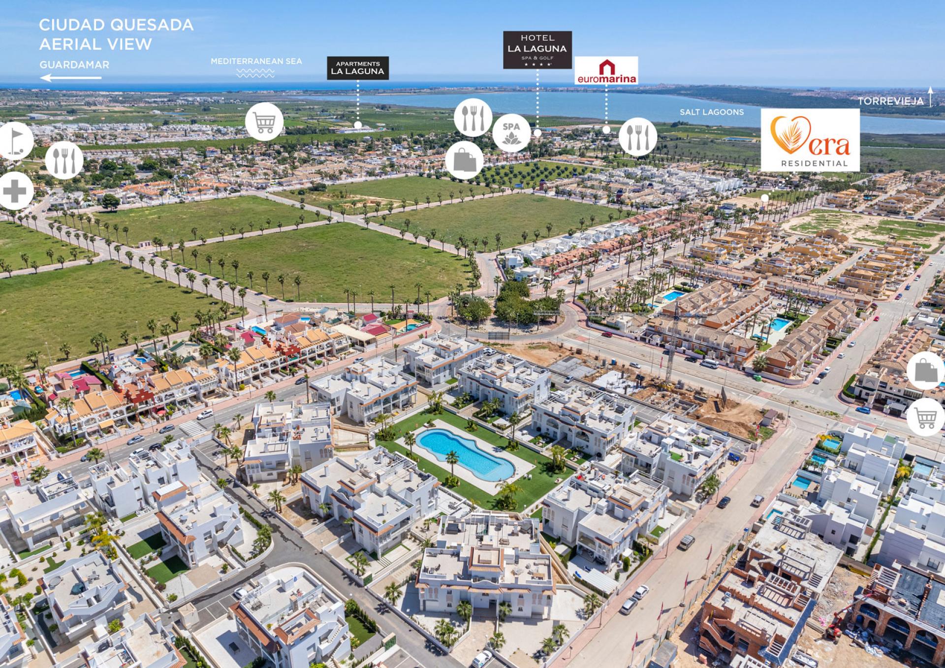 2 chambre Appartement - jardin à Ciudad Quesada in Medvilla Spanje