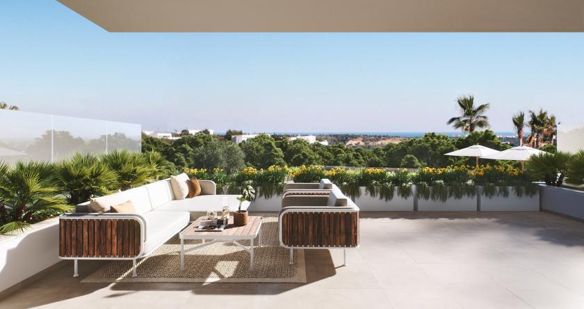 3 chambre Appartements - terrasse sur le toit à Las Colinas Golf in Medvilla Spanje