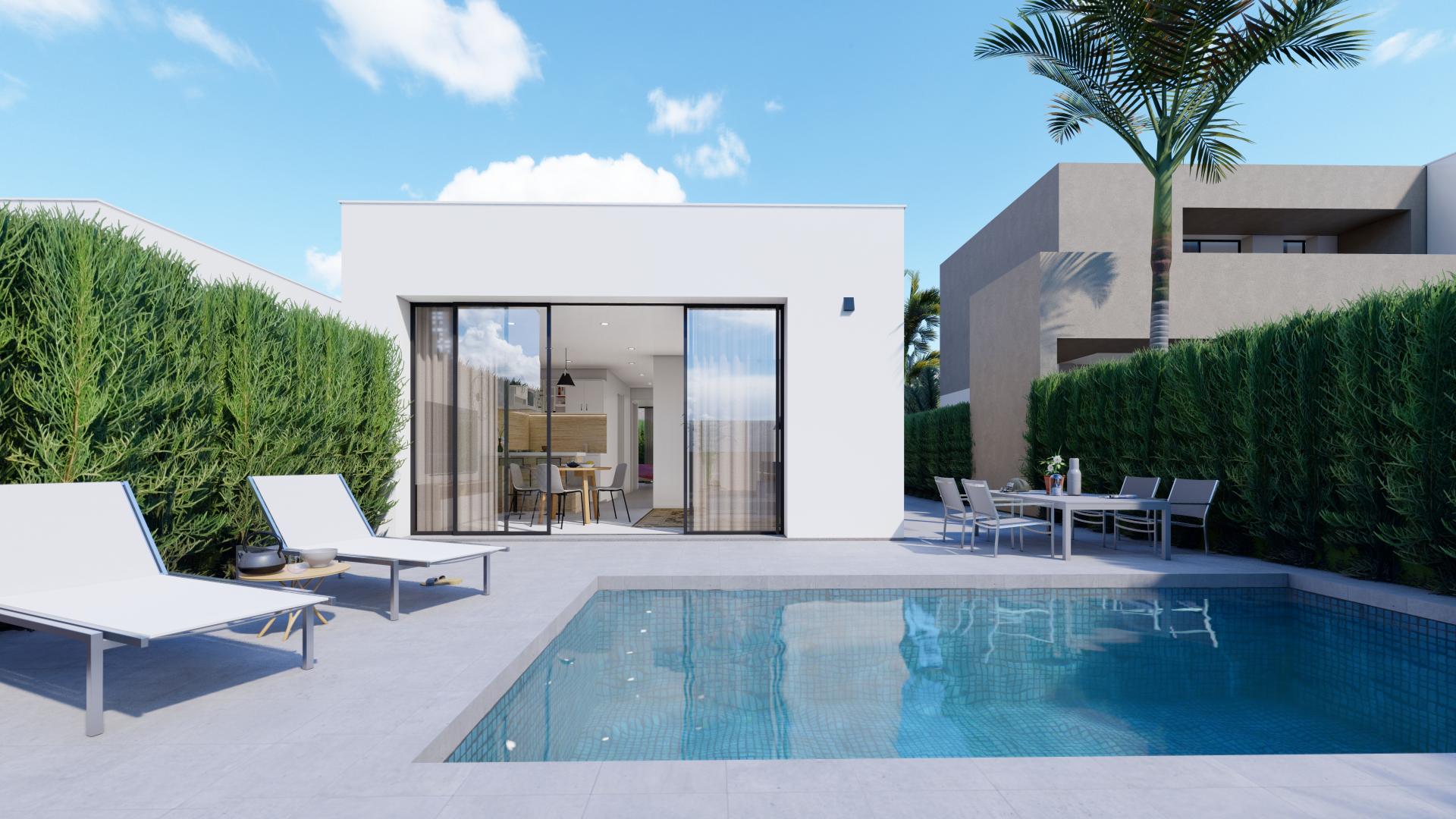 2 chambre Villa à Los Urrutias in Medvilla Spanje
