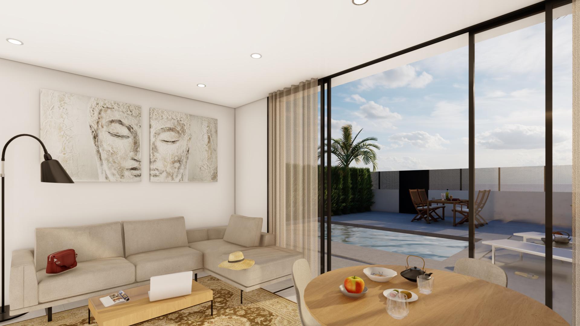 2 chambre Villa à Los Urrutias in Medvilla Spanje