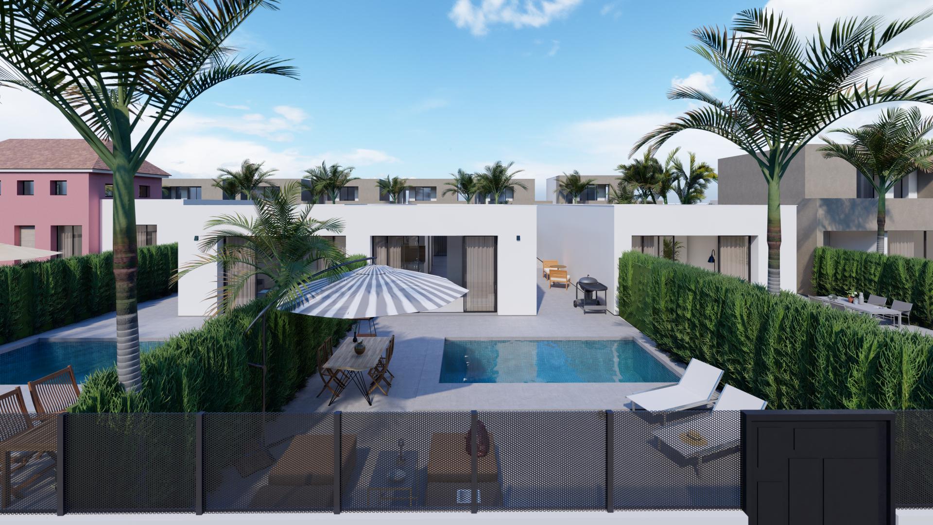 2 chambre Villa à Los Urrutias in Medvilla Spanje