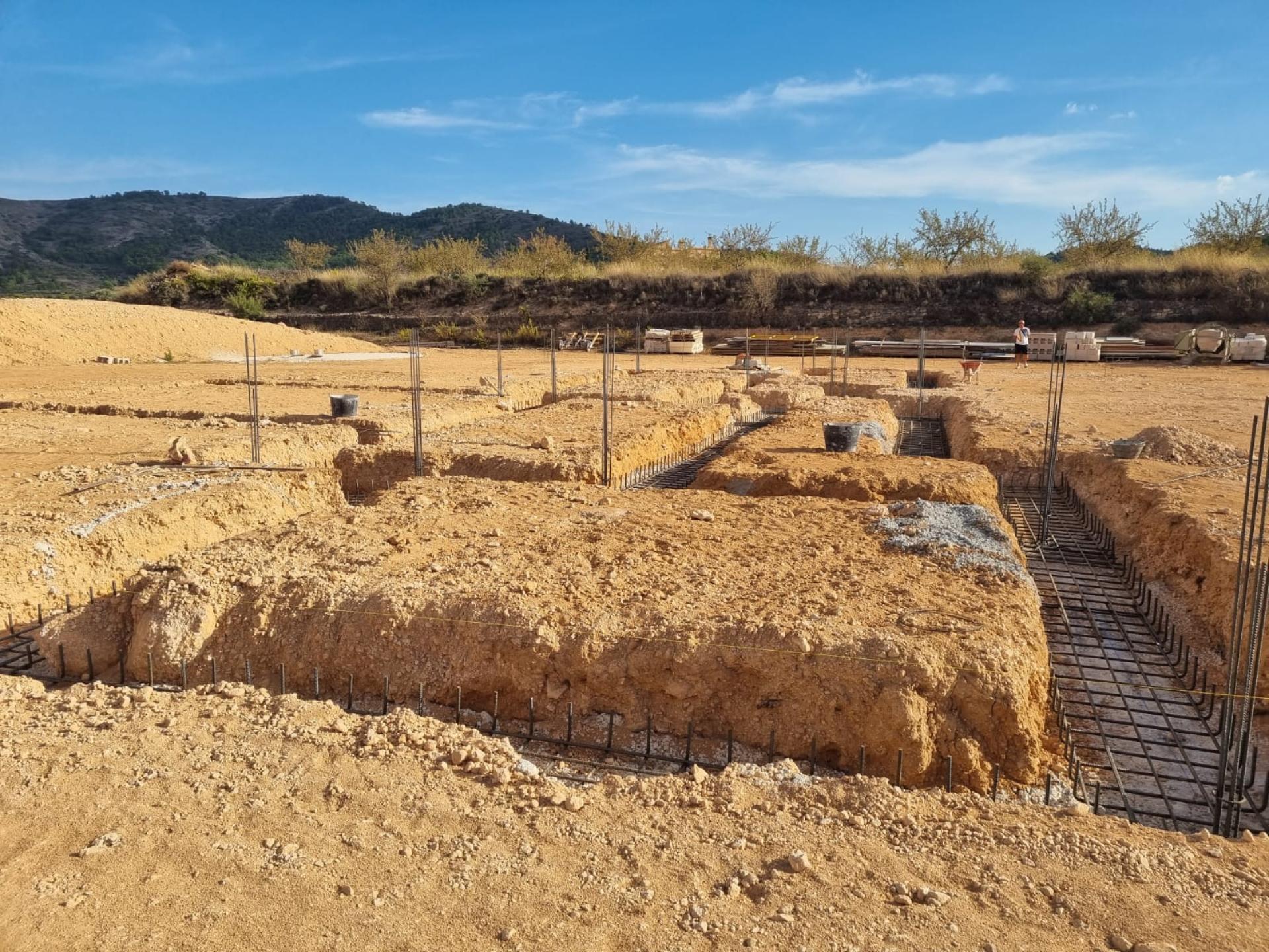 Villa individuelle avec piscine en construction à La Romana in Medvilla Spanje