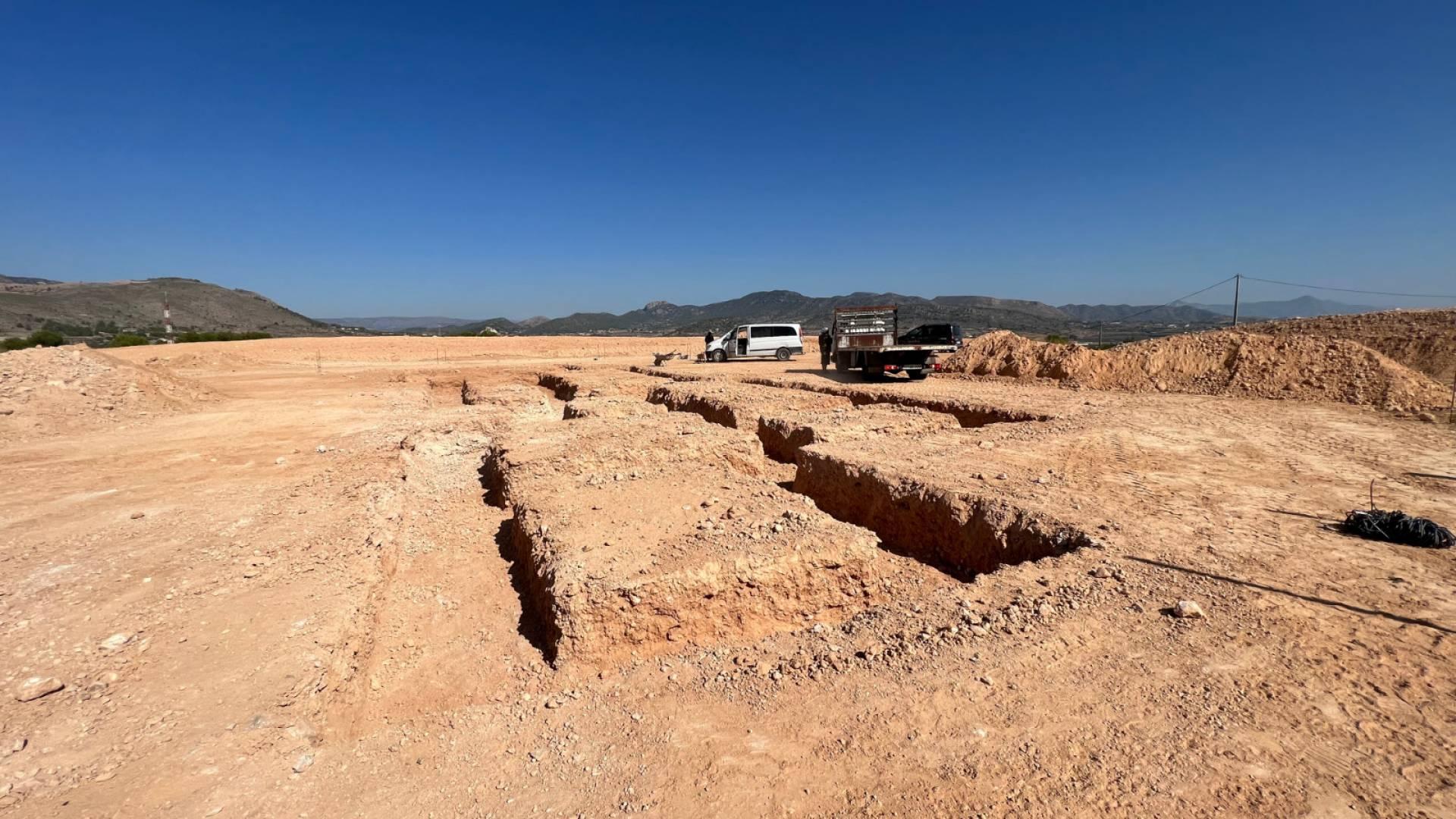 Villa individuelle avec piscine en construction à La Romana in Medvilla Spanje