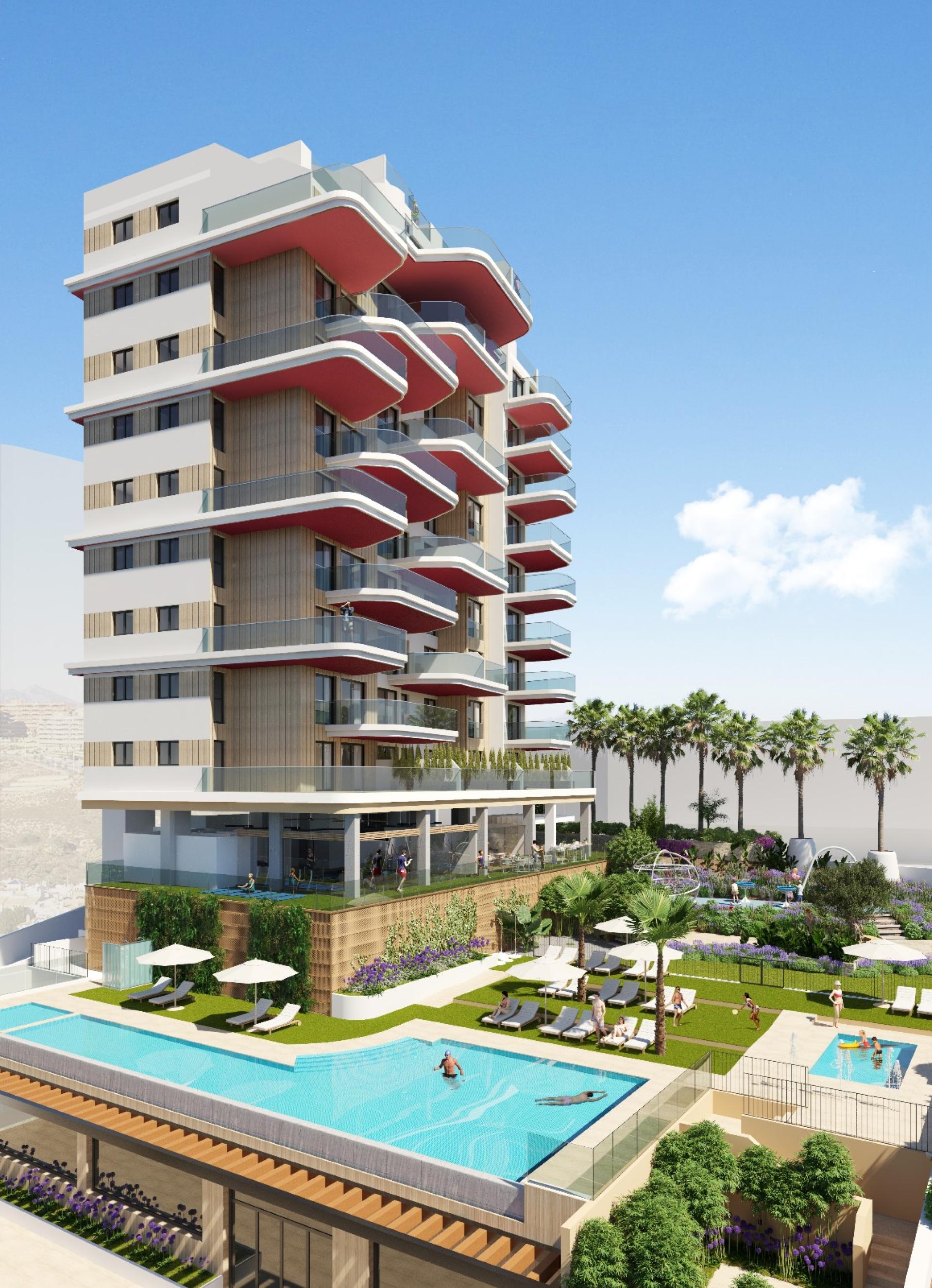 2 chambre Appartement - terrasse à Calpe - Nouvelle construction in Medvilla Spanje