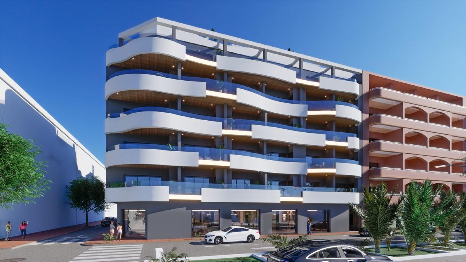 2 chambre Appartement - terrasse à Torrevieja - Nouvelle construction in Medvilla Spanje