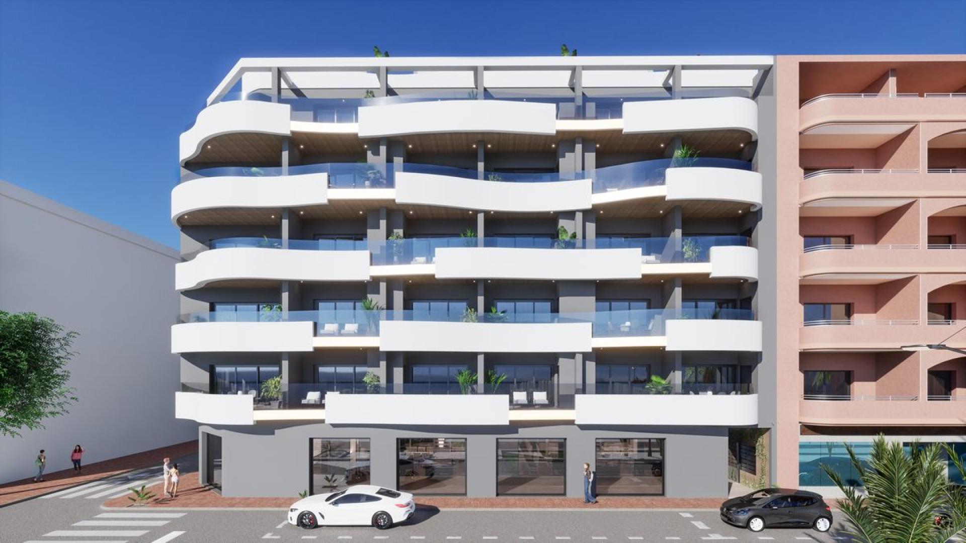 2 chambre Appartements - terrasse sur le toit à Torrevieja - Nouvelle construction in Medvilla Spanje