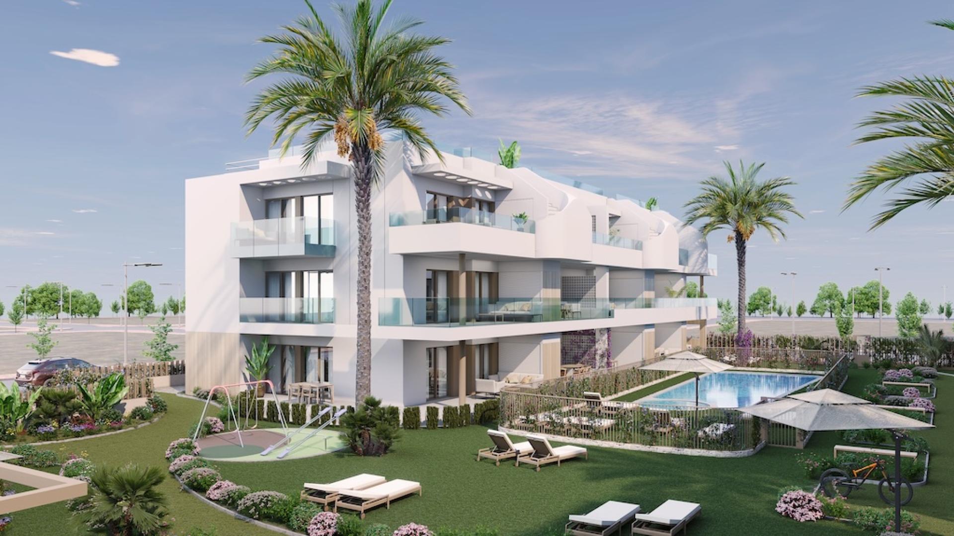 3 chambre Appartements - terrasse sur le toit à Pilar de la Horadada in Medvilla Spanje