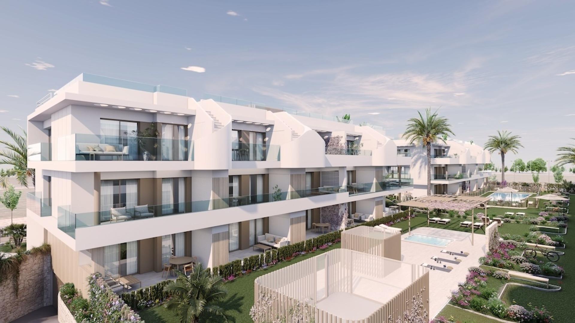 3 chambre Appartements - terrasse sur le toit à Pilar de la Horadada in Medvilla Spanje