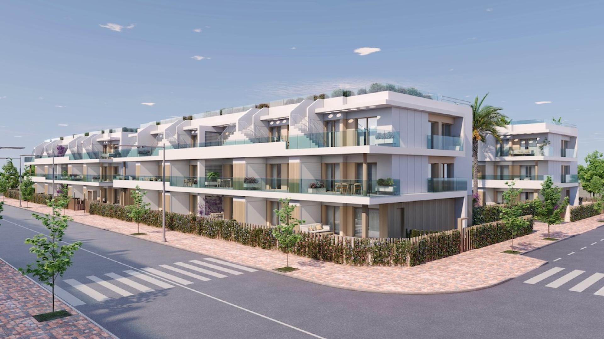 3 chambre Appartements - terrasse sur le toit à Pilar de la Horadada - Nouvelle construction in Medvilla Spanje