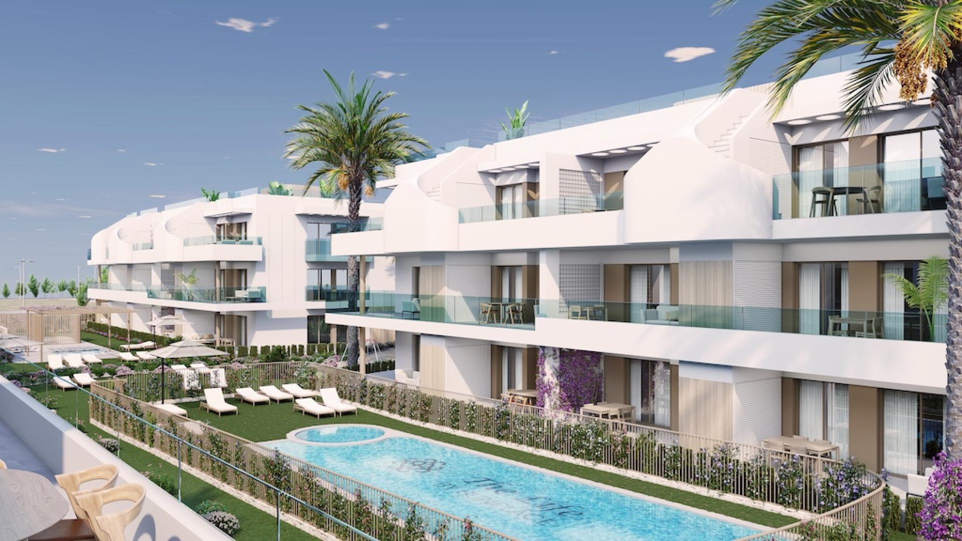 3 chambre Appartements - terrasse sur le toit à Pilar de la Horadada in Medvilla Spanje