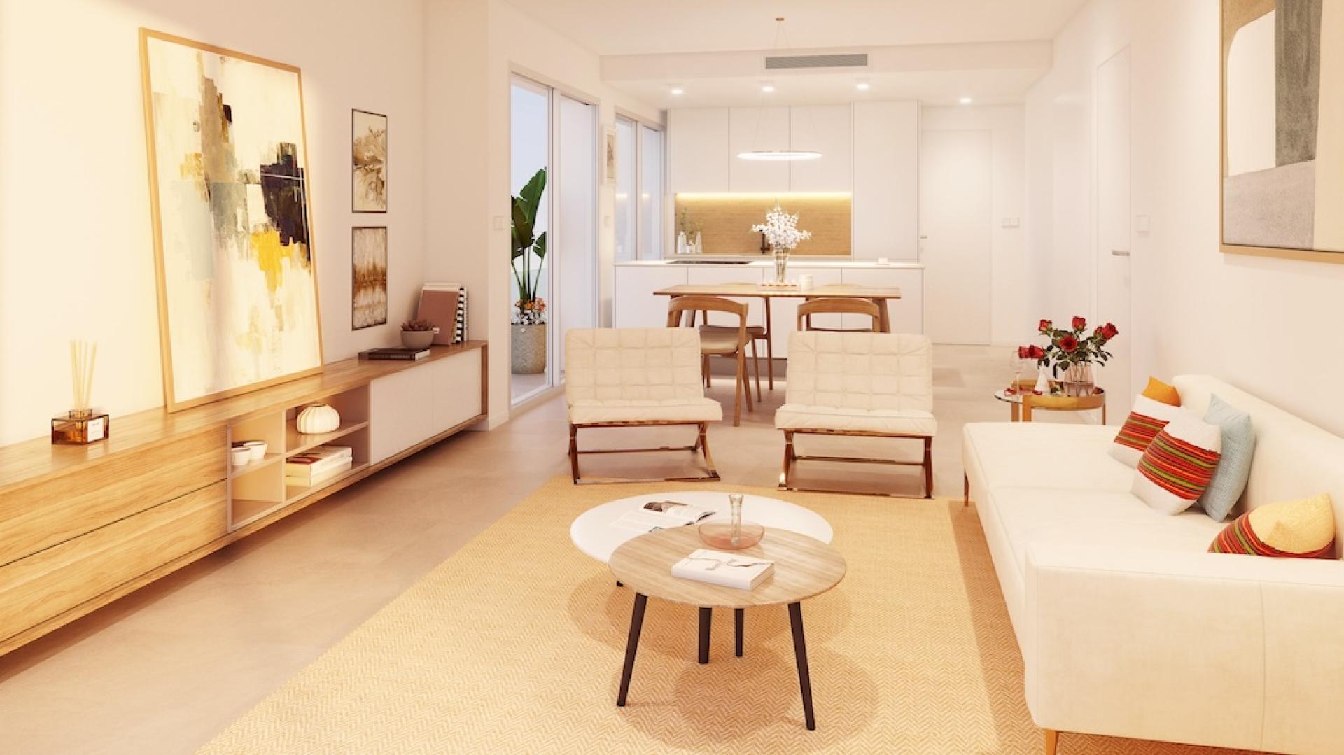 3 chambre Appartements - terrasse sur le toit à Pilar de la Horadada in Medvilla Spanje