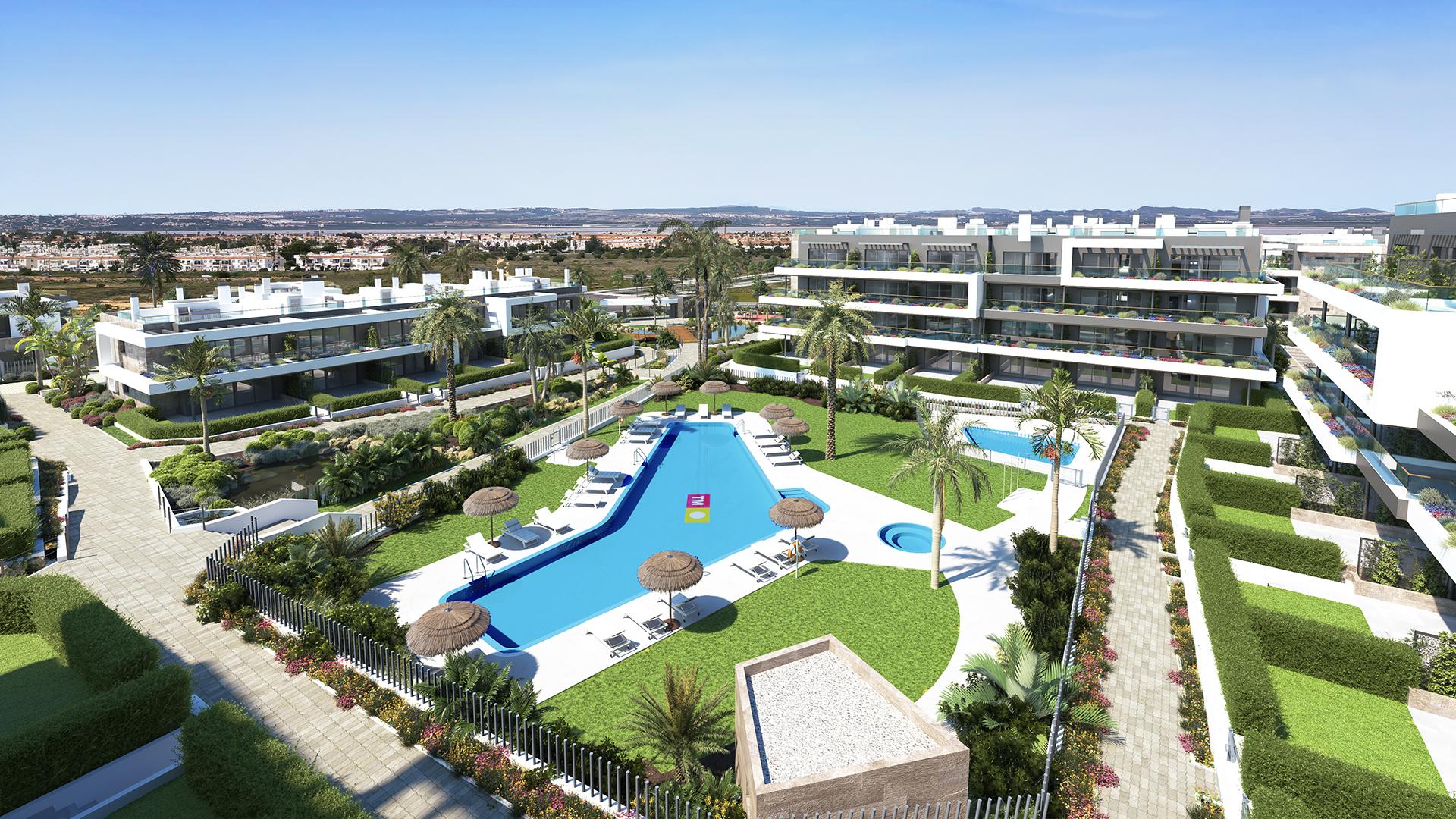 2 chambre Appartement - terrasse à Torrevieja in Medvilla Spanje