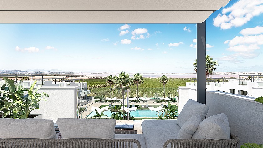 2 chambre Appartements - terrasse sur le toit à Torrevieja in Medvilla Spanje