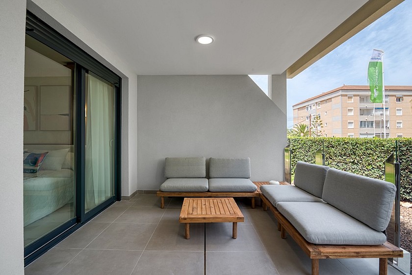 2 chambre Appartement - terrasse à Punta Prima - Orihuela Costa in Medvilla Spanje
