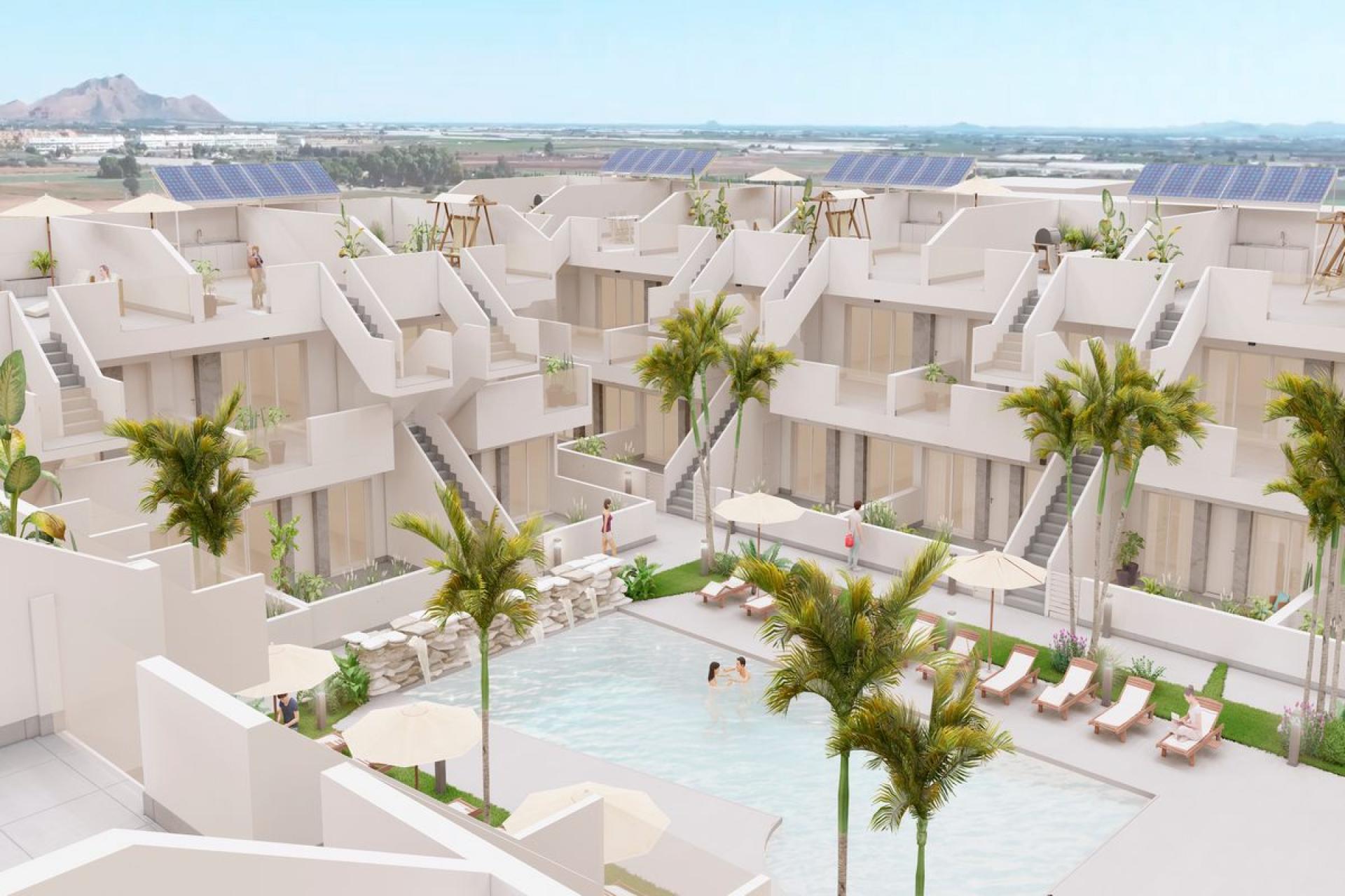 2 chambre Appartements - terrasse sur le toit à Roldán in Medvilla Spanje