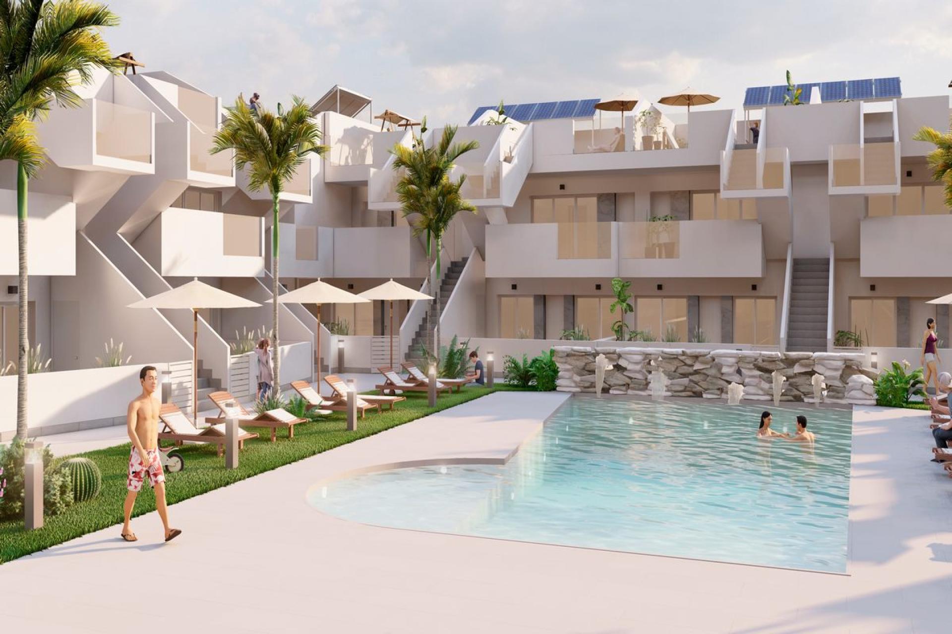 2 chambre Appartements - terrasse sur le toit à Roldán in Medvilla Spanje