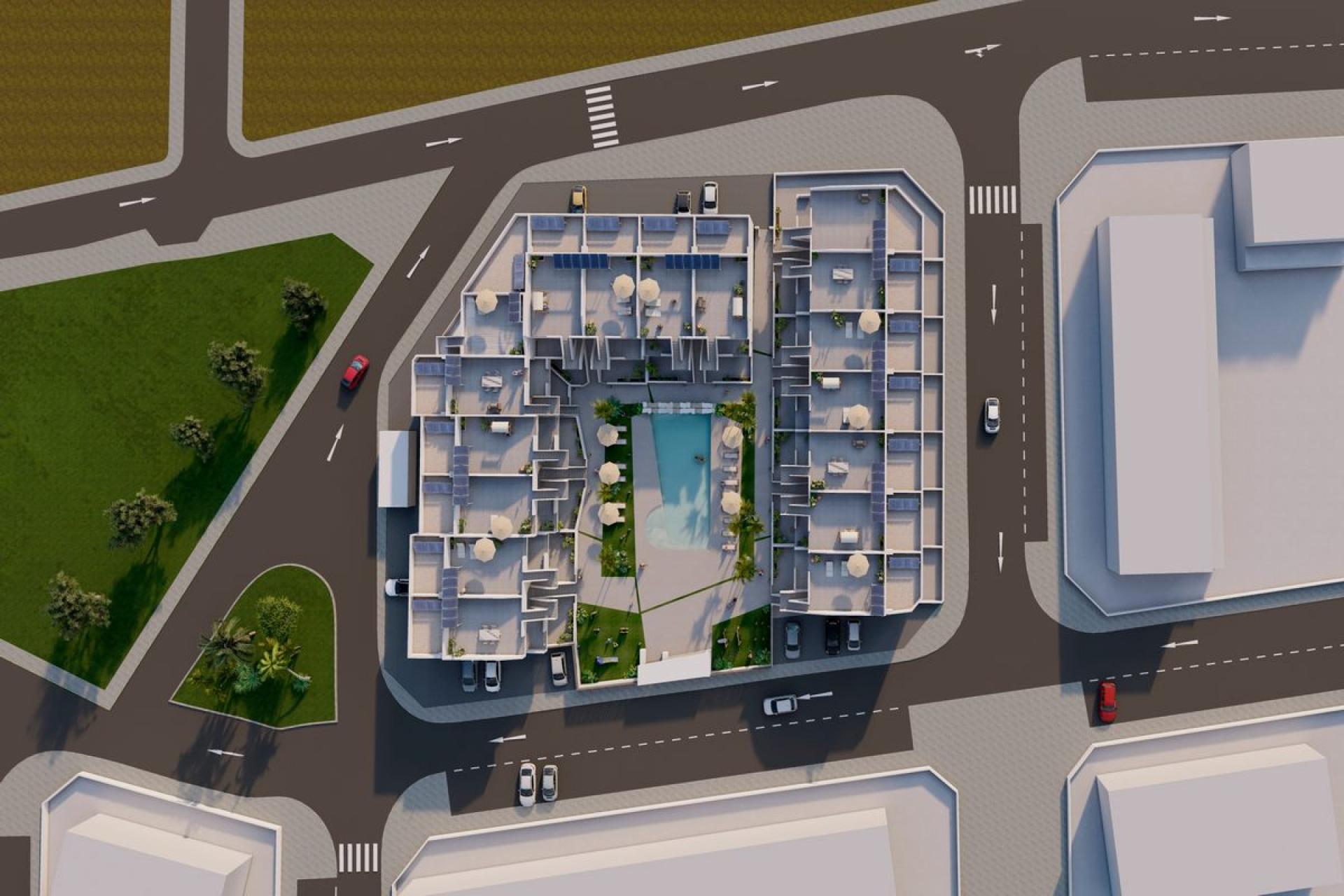 2 chambre Appartements - terrasse sur le toit à Roldán in Medvilla Spanje