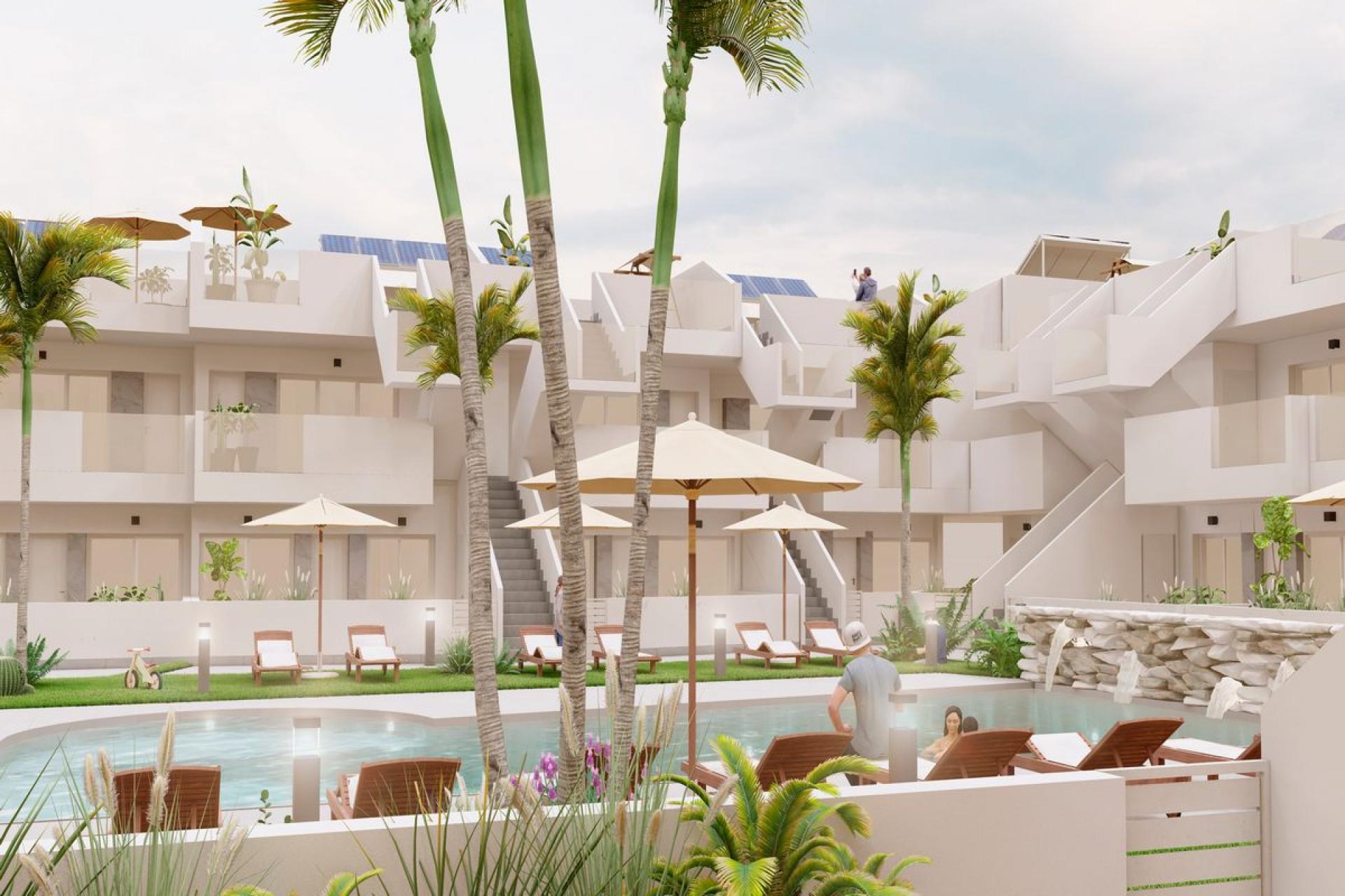 2 chambre Appartements - terrasse sur le toit à Roldán in Medvilla Spanje