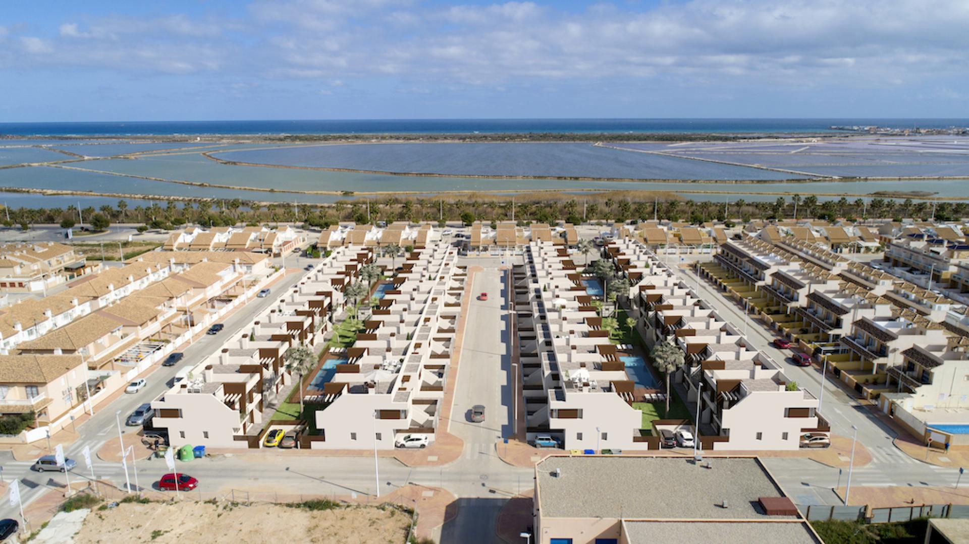 2 chambre Appartements - terrasse sur le toit à San Pedro Del Pinatar in Medvilla Spanje
