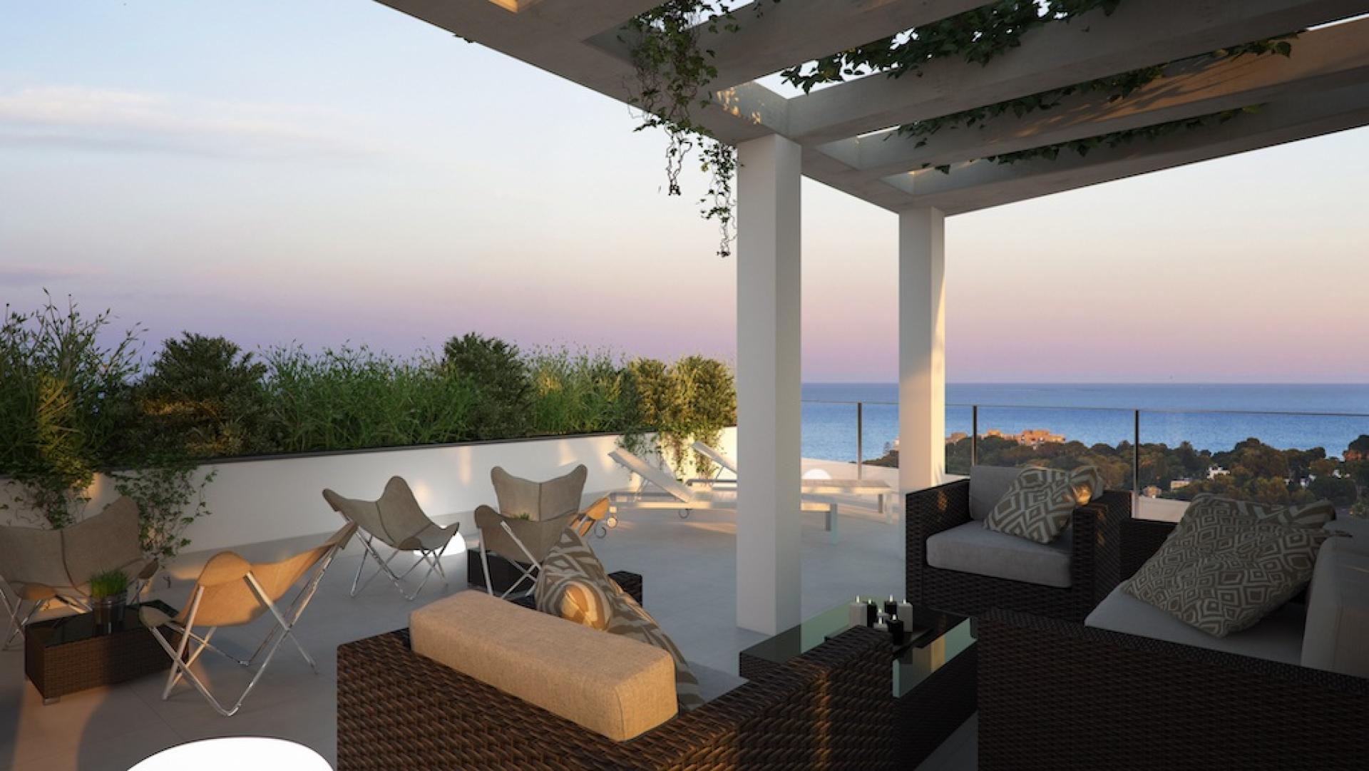 2 chambre Appartements - terrasse sur le toit à Campoamor - Orihuela Costa in Medvilla Spanje