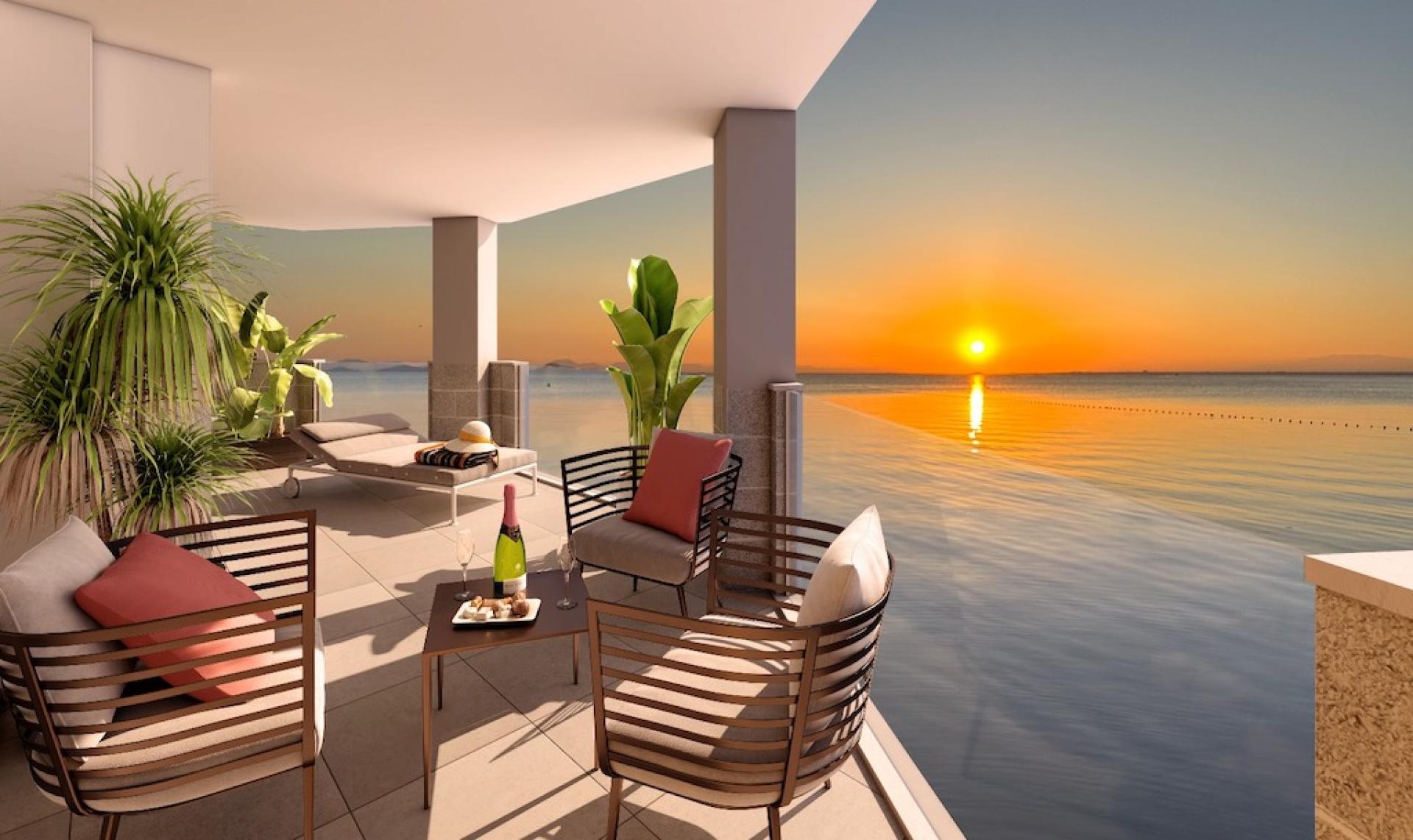 1 chambre Appartement - terrasse à La Manga Del Mar Menor in Medvilla Spanje