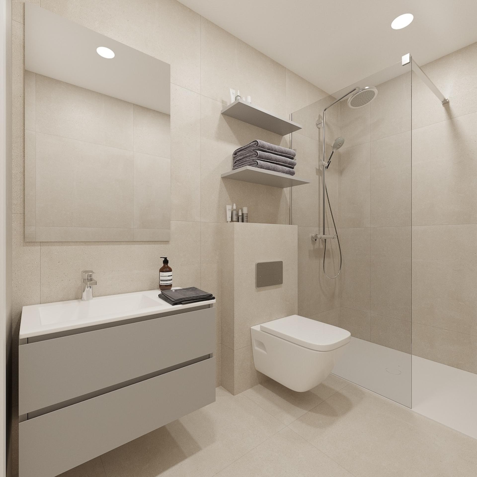 3 chambre Appartements - terrasse sur le toit à Santa Pola in Medvilla Spanje