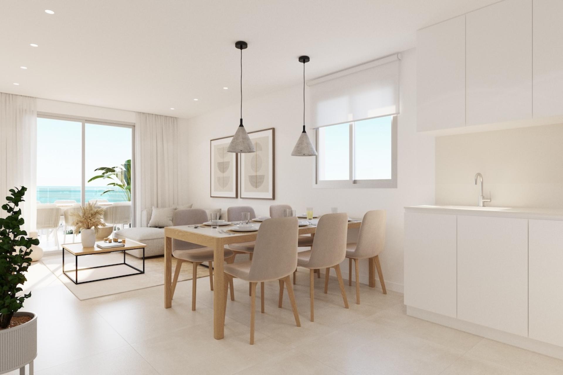 3 chambre Appartements - terrasse sur le toit à Santa Pola in Medvilla Spanje