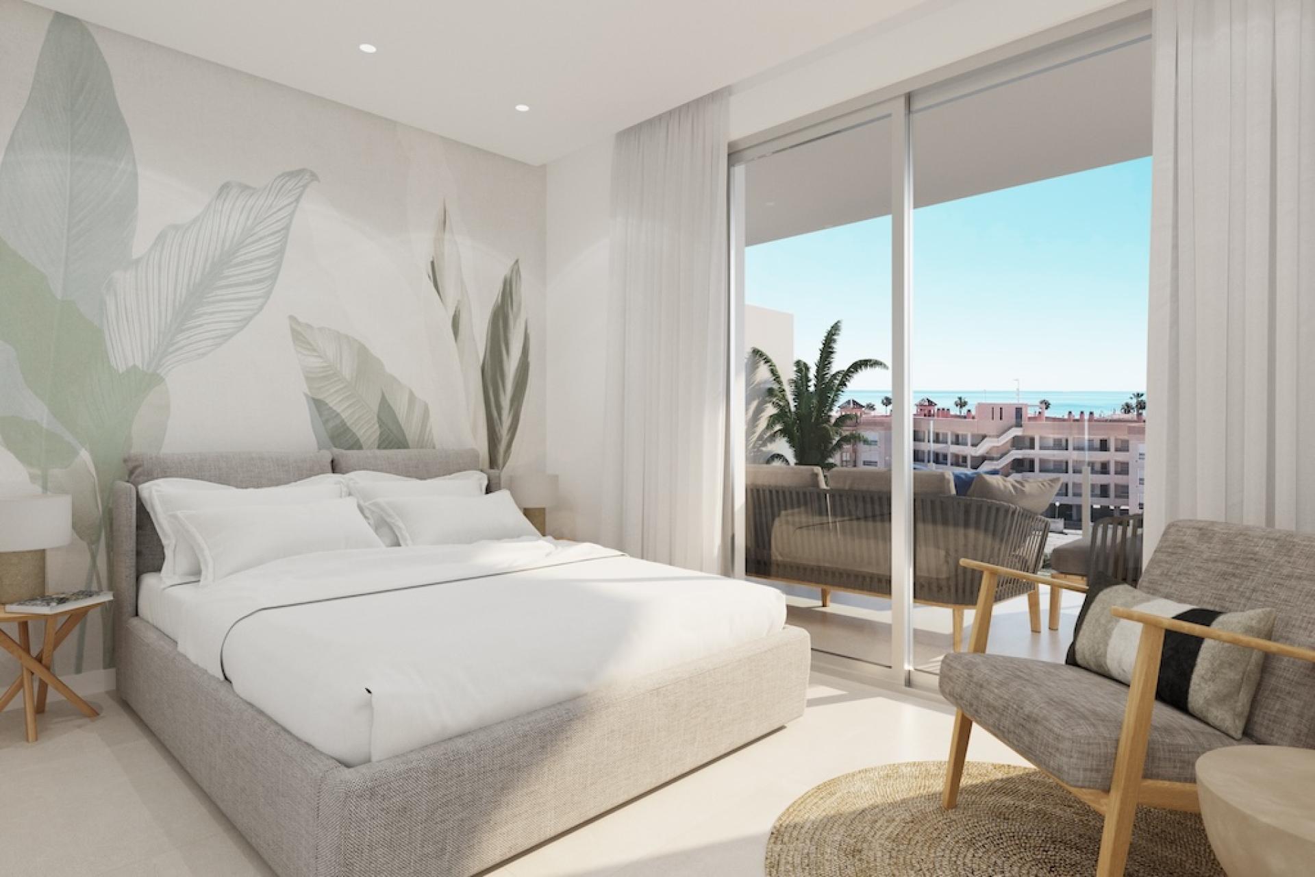 3 chambre Appartements - terrasse sur le toit à Santa Pola in Medvilla Spanje