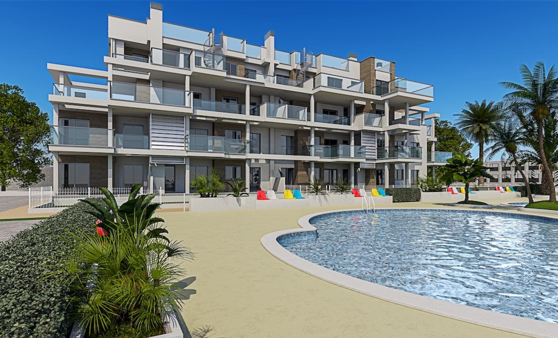 2 chambre Appartements - terrasse sur le toit à Denia in Medvilla Spanje