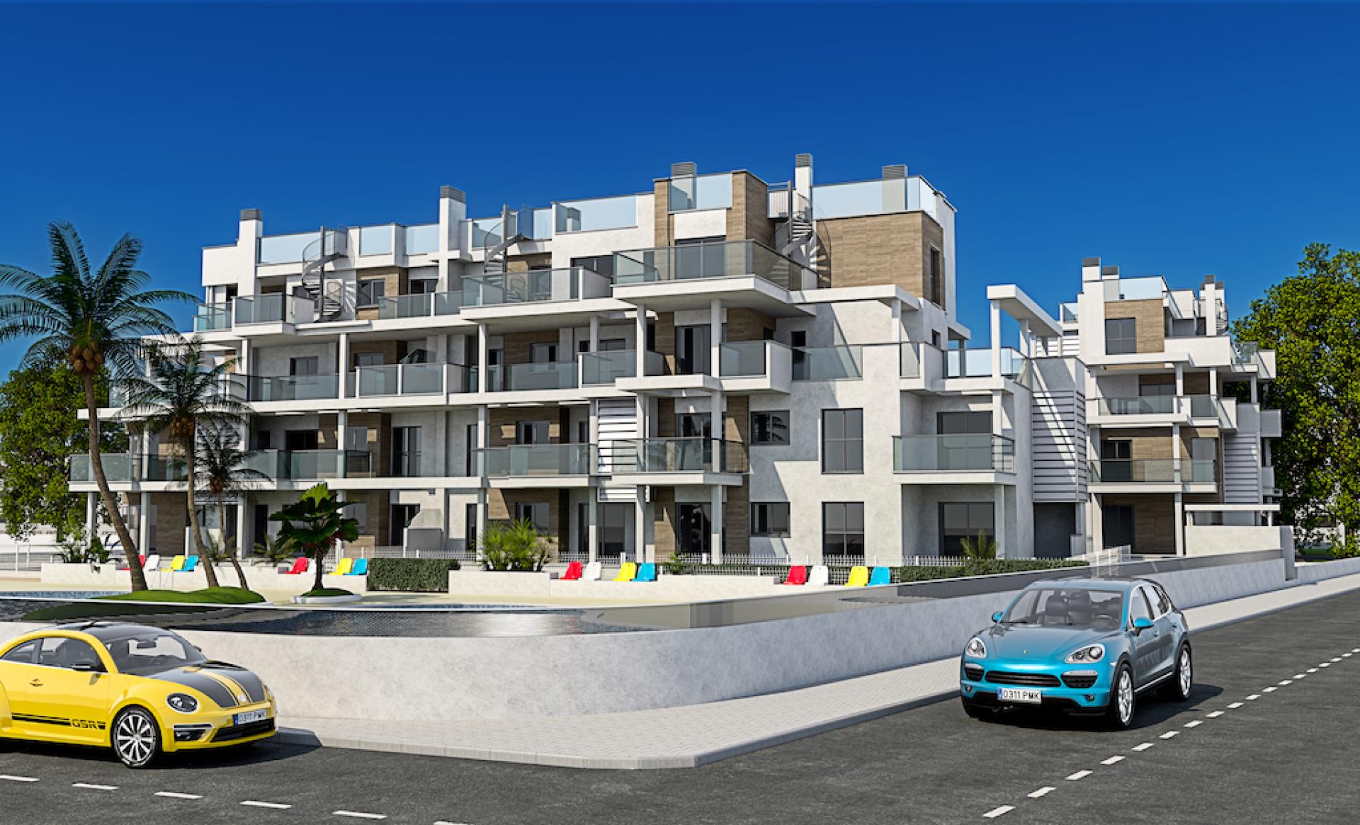2 chambre Appartements - terrasse sur le toit à Denia in Medvilla Spanje