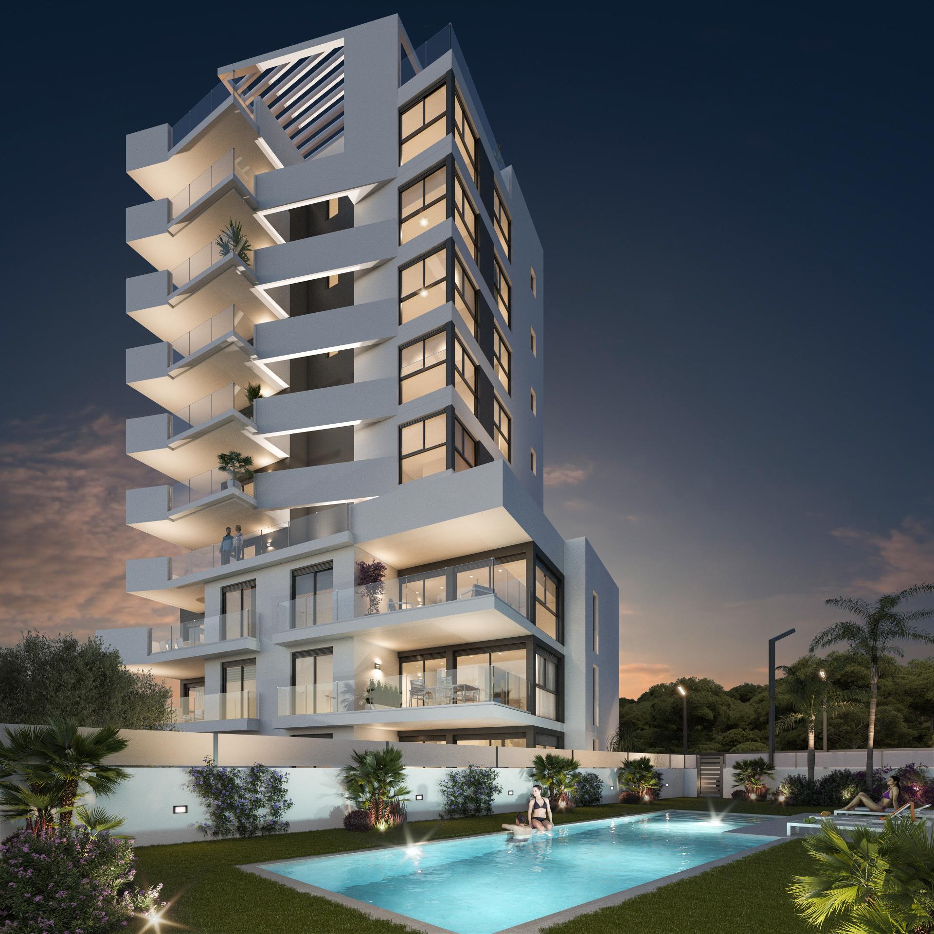 3 chambre Appartement - jardin à Guardamar del Segura in Medvilla Spanje